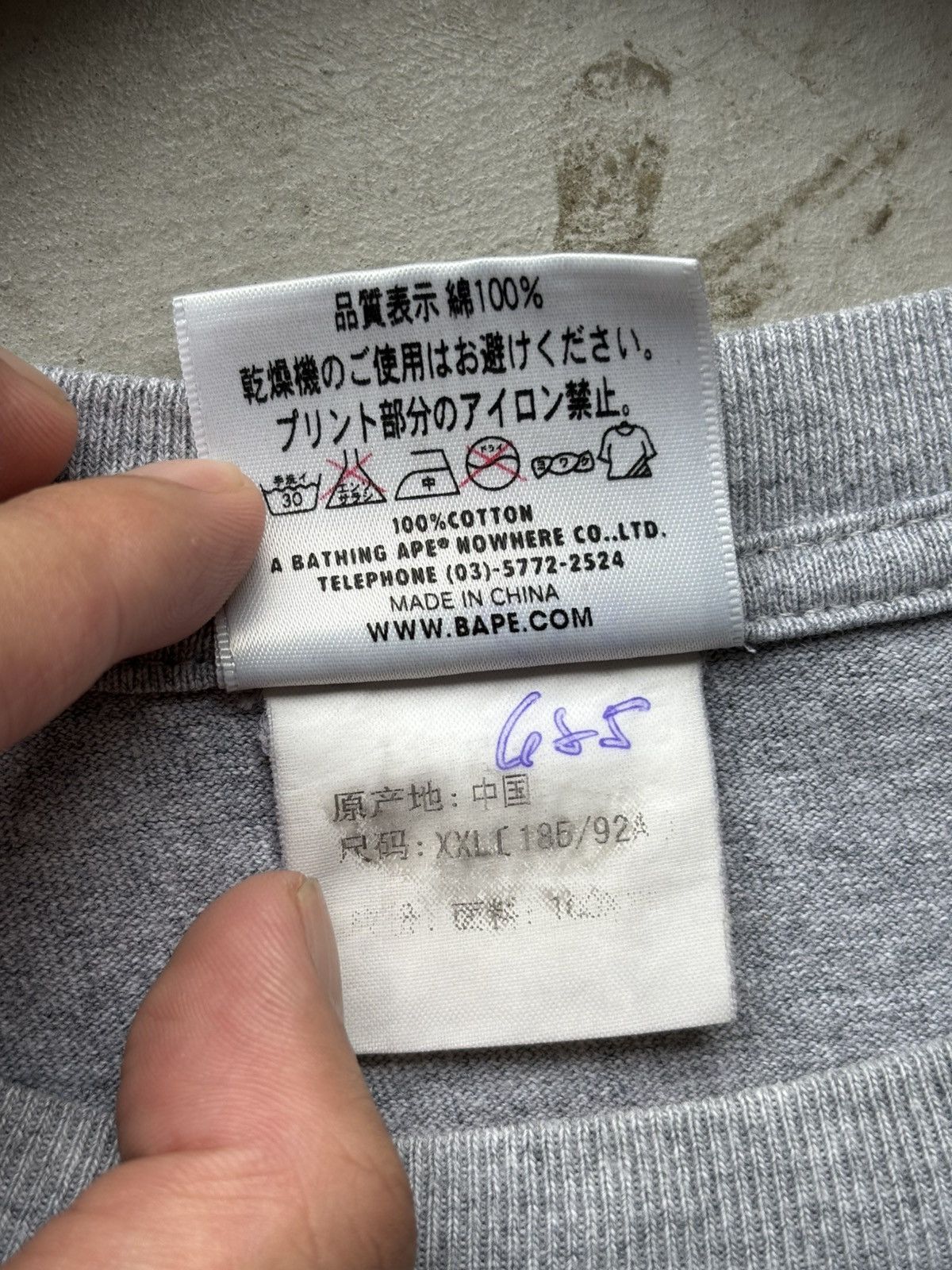 Bape A Bathing Ape (BAPE) 1st Camo Big Ape Head Mirrored Grey Size US XXL / EU 58 / 5 - 6 Thumbnail