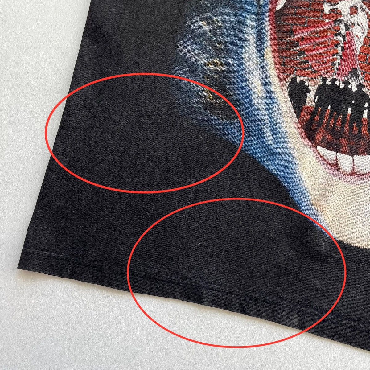 Pink Floyd × Vintage Pink Floyd The Wall Face Scream 90’s Vintage T-Shirt Black Size US M / EU 48-50 / 2 - 11 Thumbnail