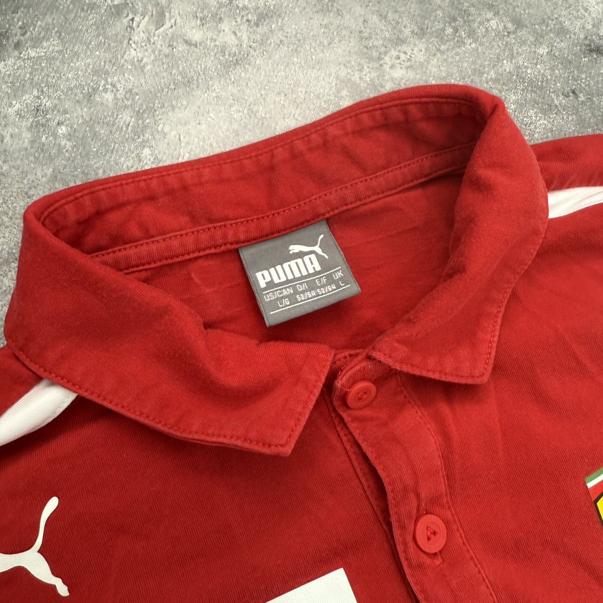 Puma Puma Ferrari Polo Shirt team Raikkonen NOT FOR SALE 2018 Size US L / EU 52-54 / 3 - 6 Thumbnail