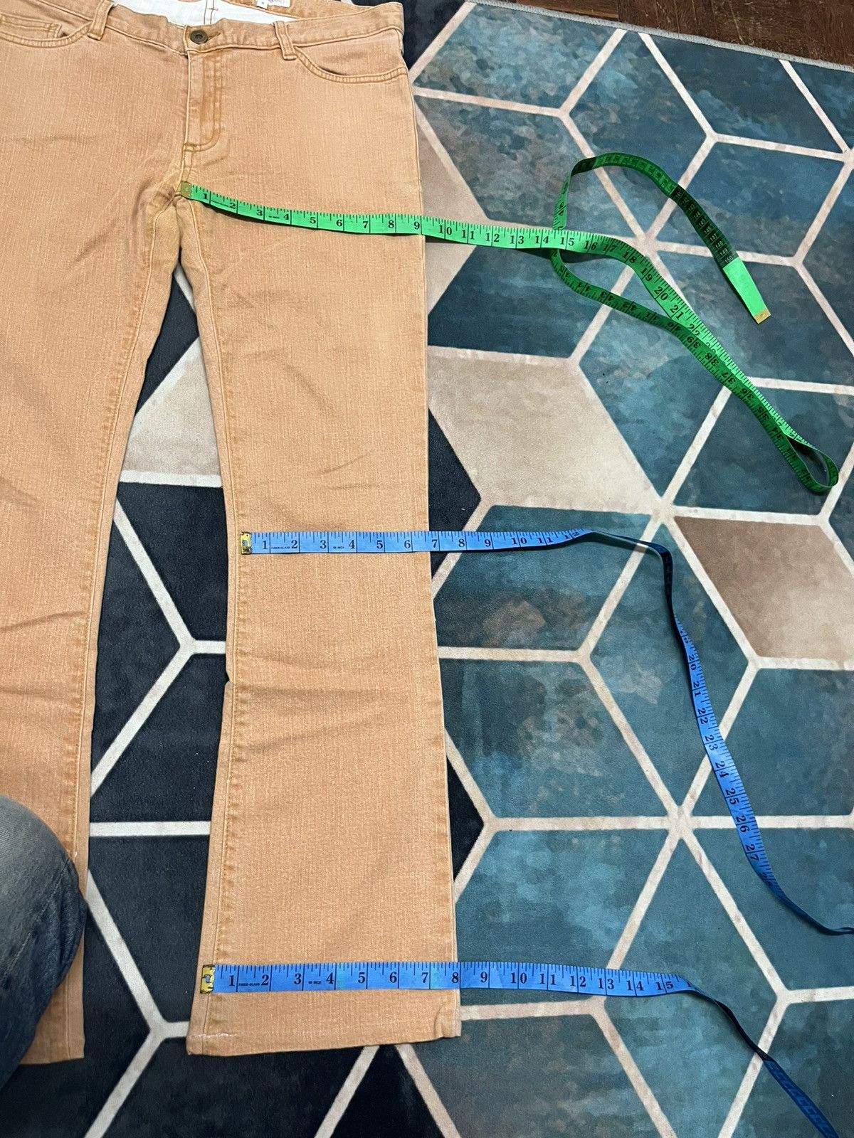 Norma Kamali Norma Kamali FLARE Denim Jeans Size 32" / US 10 / IT 46 - 10 Thumbnail