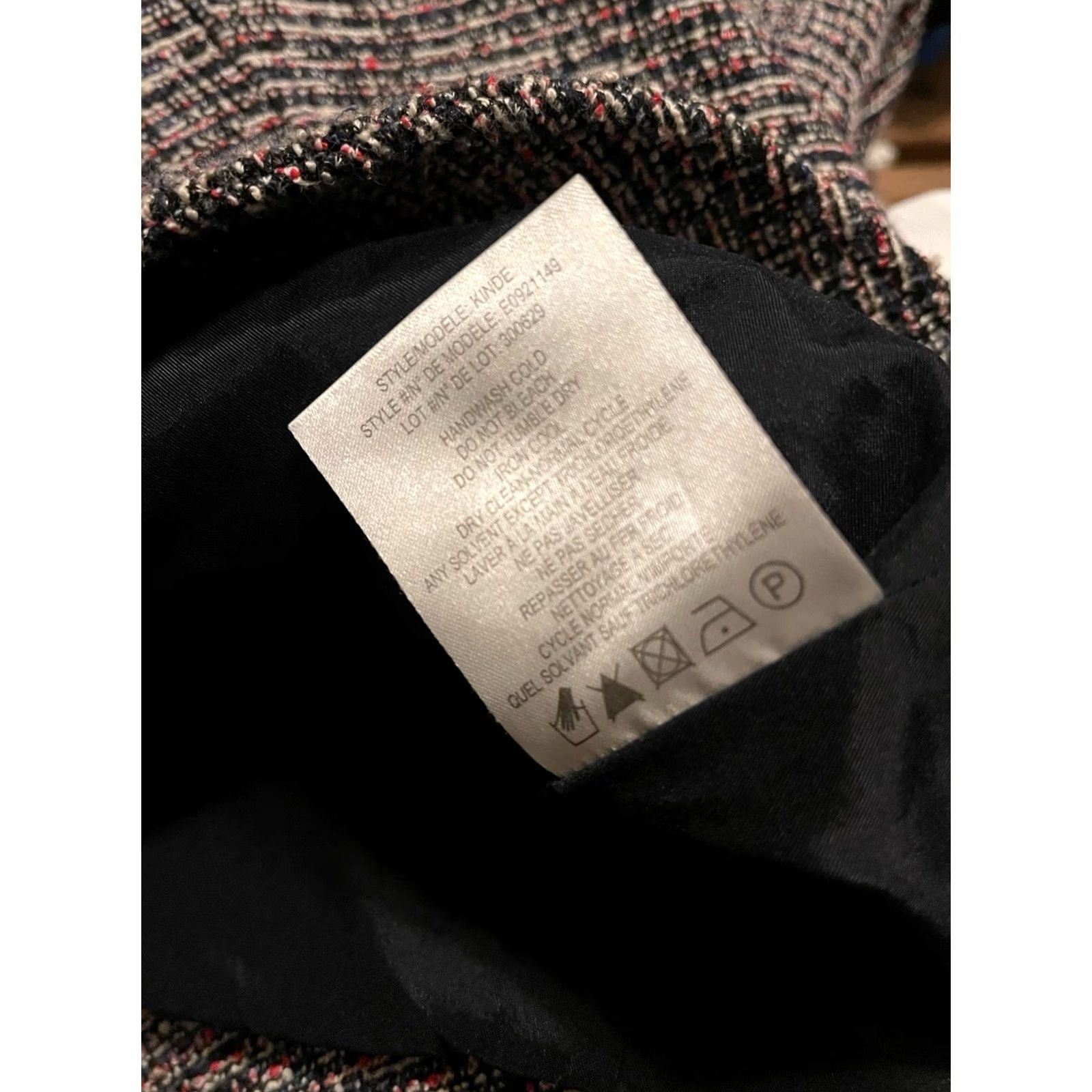 Theory Theory Kinde Prospect Space Tweed Moto Zip Jacket Multicolor Women's 4 Jacket Mens Womens? Size S / US 4 / IT 40 - 7 Thumbnail