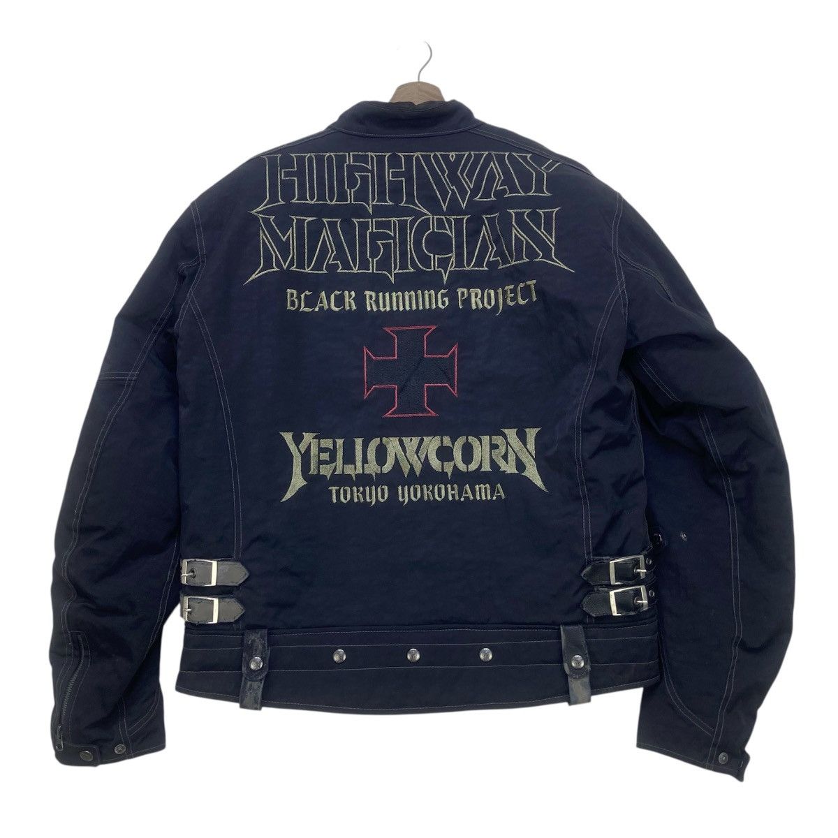 YELLOW CORN Yellow Corn Racing Black Running Project Ride Biker Jacket Size US M / EU 48-50 / 2 - 2 Thumbnail