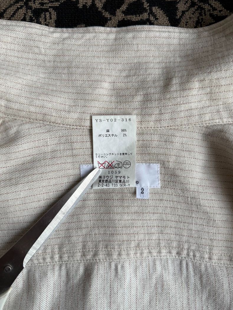 Yohji Yamamoto yohji yamamoto 05SS Main Line Show Linen Jacket 2505-Nextar Size US M / EU 48-50 / 2 - 4 Thumbnail
