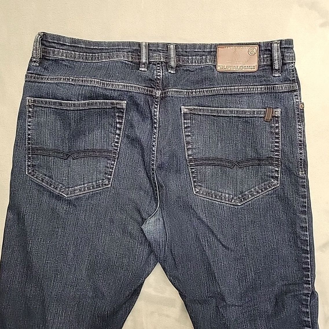 Buffalo David Bitton Buffalo David Bitton Jeans Mens 36x32 Denim Driven-X Basic Straight Stretch Pant Blue Jeans 5-Pocket Mens Denim Driven-X Size US 36 / EU 52 - 5 Thumbnail