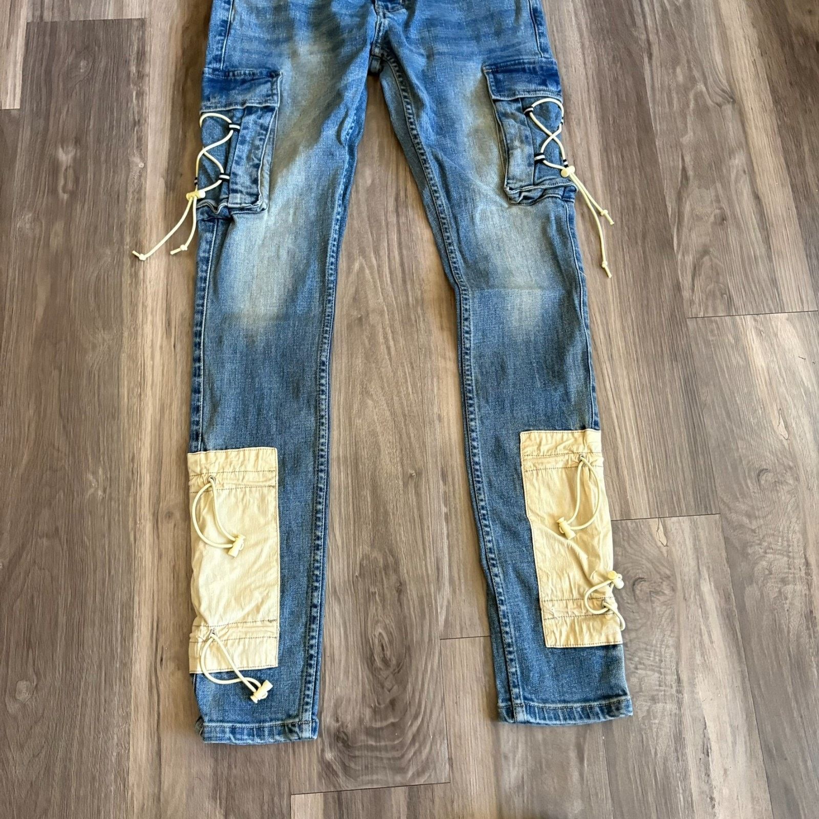 SERENEDE Serenede Jeans Men's 28x32 Skinny Leg Blue Denim Stretch Size US 28 / EU 44 - 5 Thumbnail