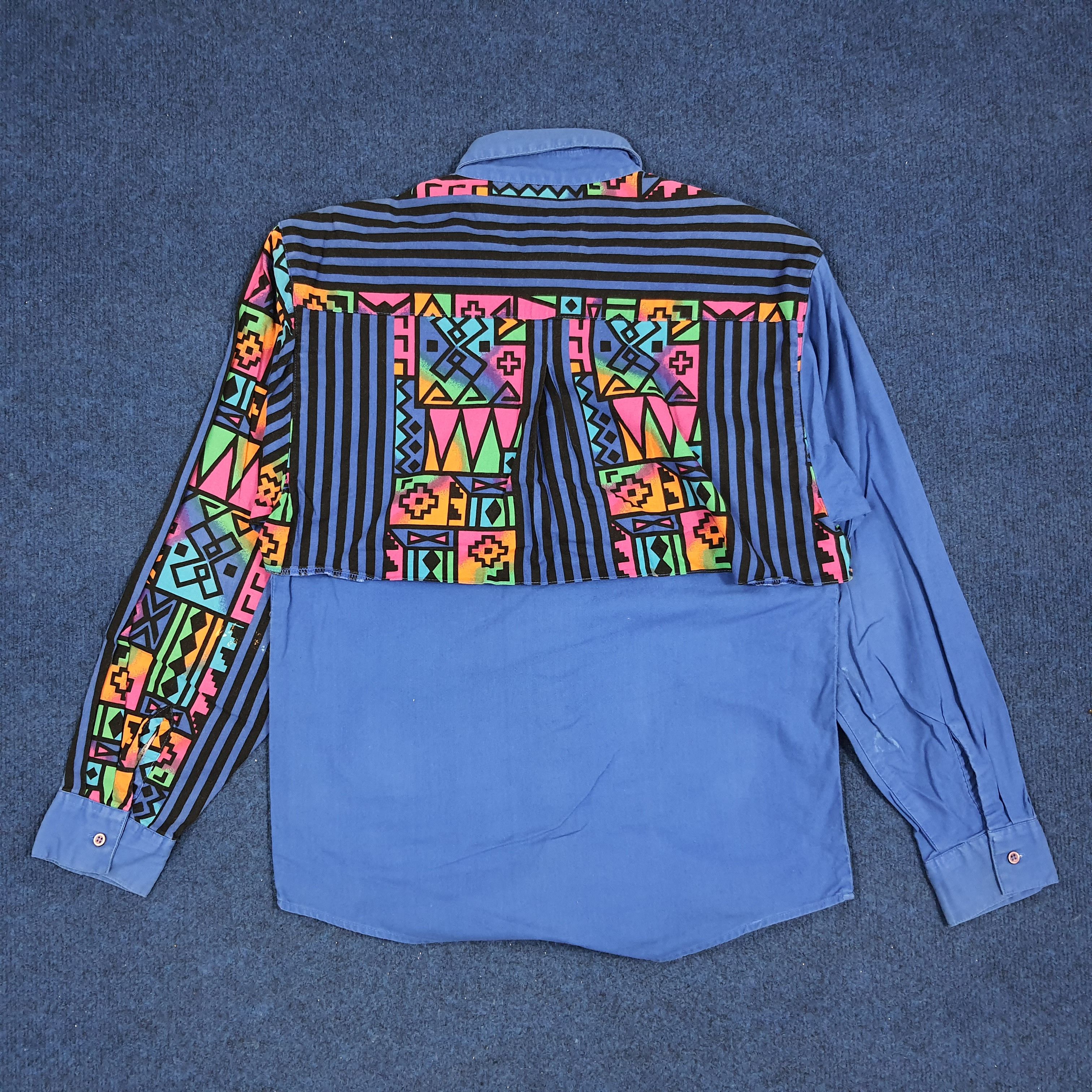 Vintage × Wrangler Vintage Wrangler Classic Art Design Button Up Shirt Size US S / EU 44-46 / 1 - 3 Thumbnail
