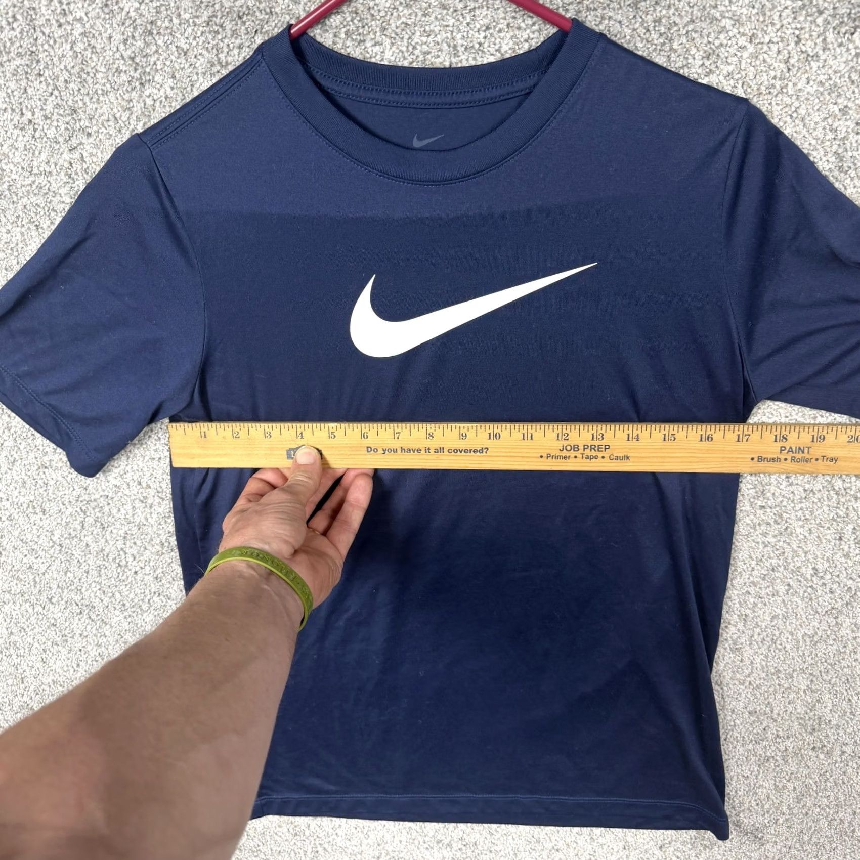 Nike Nike Dri-FIT Shirt Mens XL Blue Short Sleeve Swoosh Athletic Training Tee Sporty Size US XL / EU 56 / 4 - 3 Thumbnail
