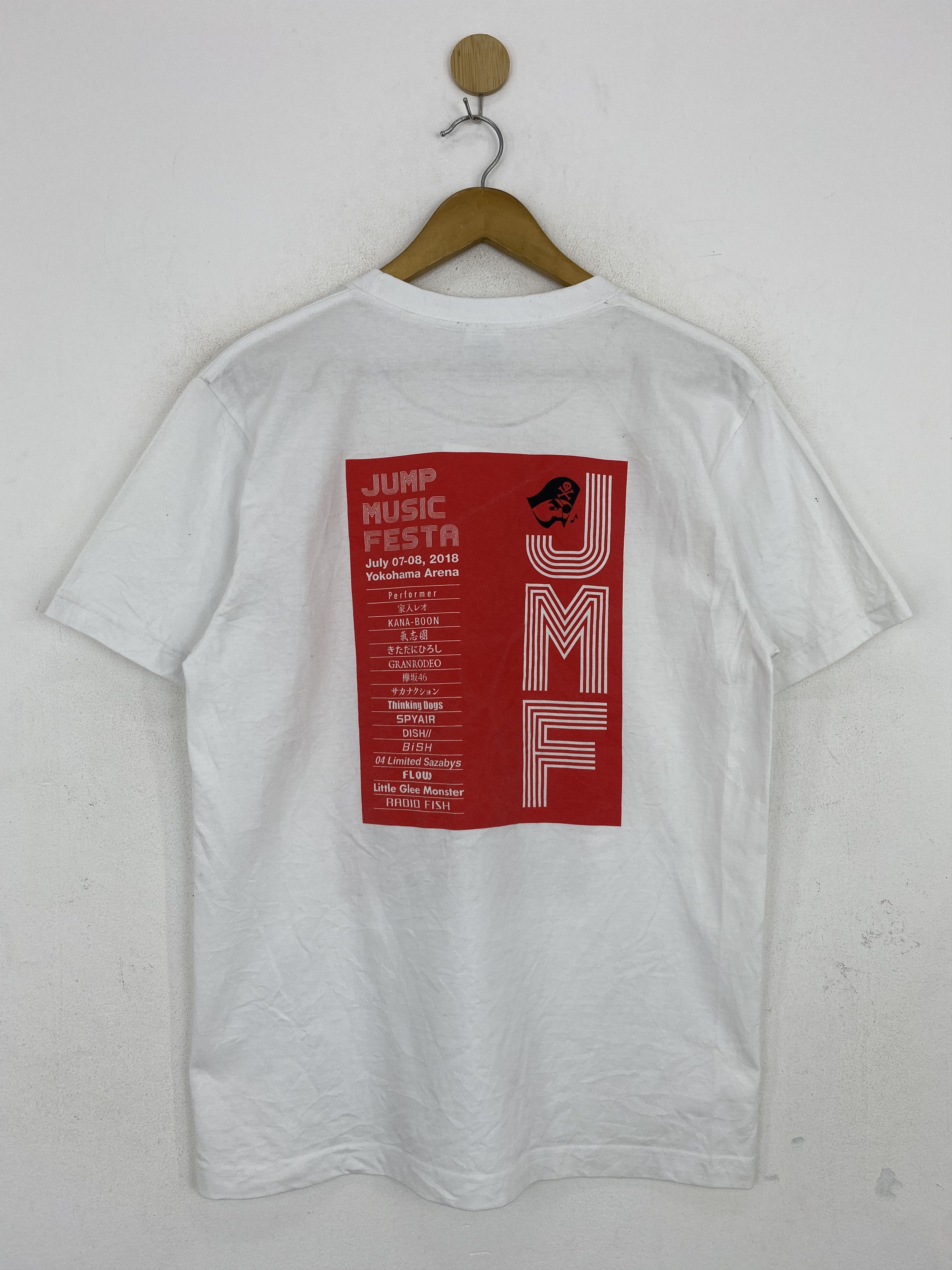 Anime One Piece Monkey D Luffy Jump Music Festa T Shirt TA0581 Size US L / EU 52-54 / 3 - 3 Thumbnail