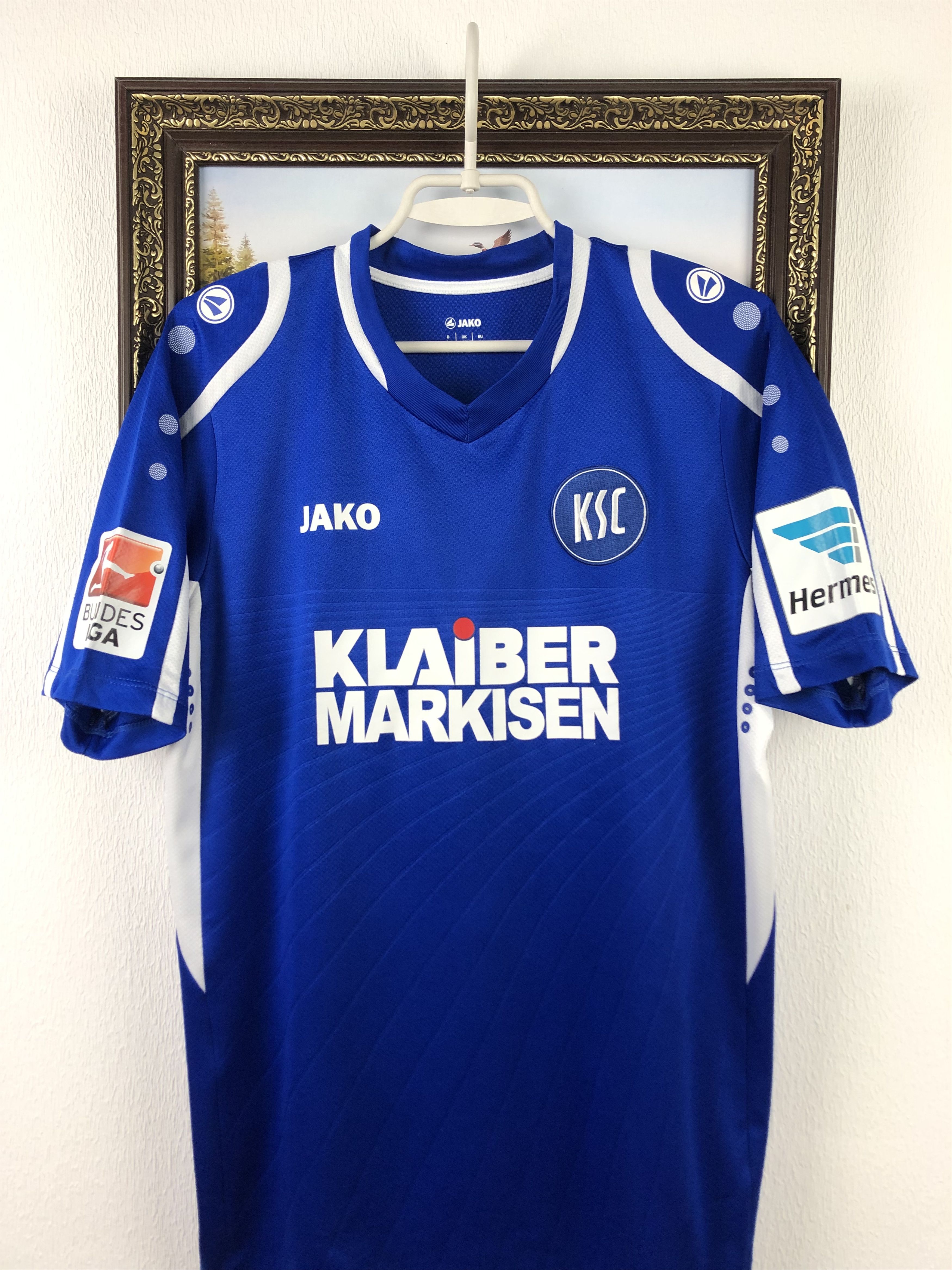 Other Karlsruher shirt Soccer Jersey #20 Sallahi Match Worn Size US L / EU 52-54 / 3 - 5 Thumbnail