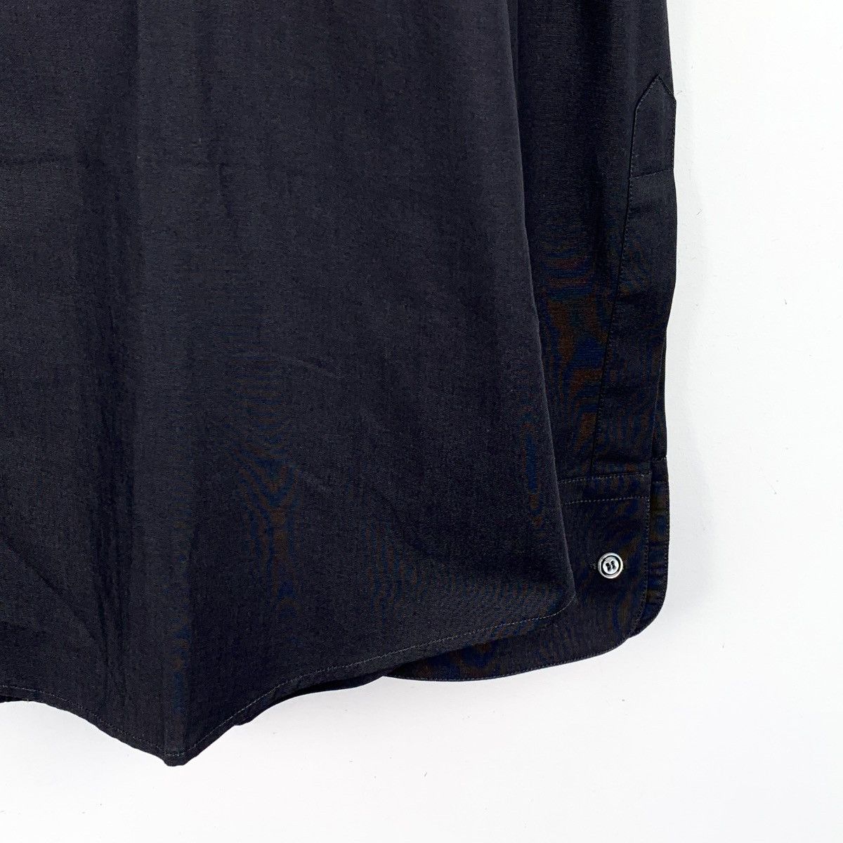 Dolce & Gabbana Dolce & Gabbana Black Collared Long Sleeve Shirt K26WX Size US XXS / EU 40 - 4 Thumbnail