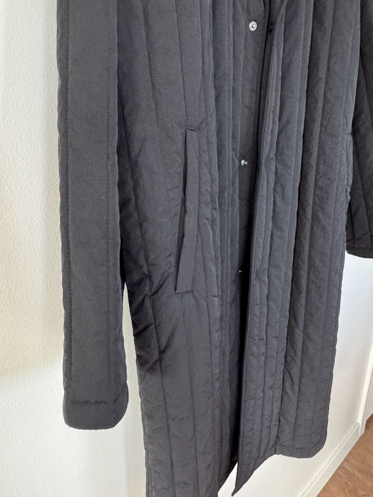 Kith Kith Bryant Quilted Overcoat Black XXL Size US XXL / EU 58 / 5 - 4 Thumbnail