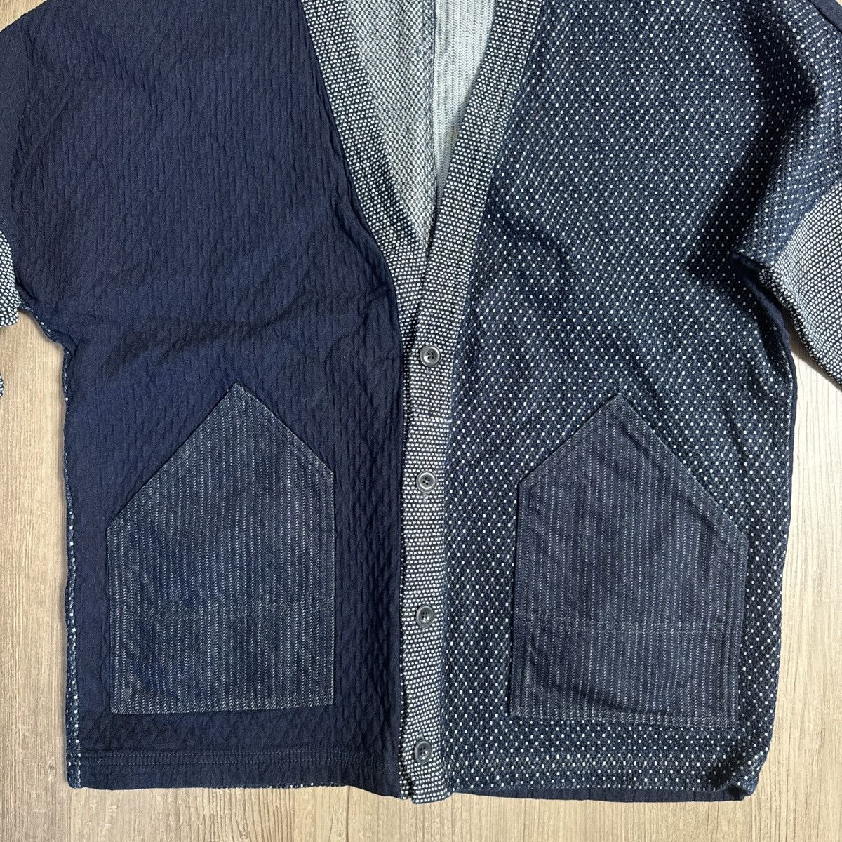 FDMTL FDMTL Tokyo Sashiko Patchwork Cardigan Size 3 Made in Japan Size US M / EU 48-50 / 2 - 3 Thumbnail