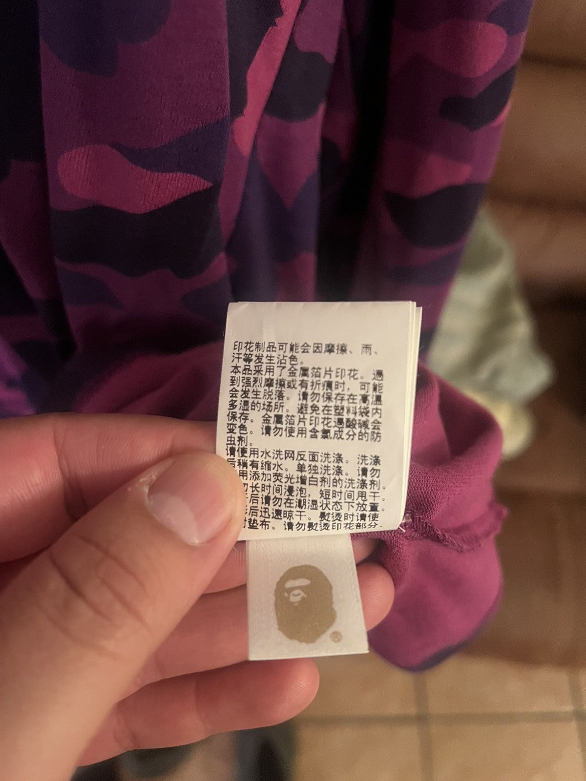 Bape Bape L/S Tee Size US XXL / EU 58 / 5 - 11 Thumbnail