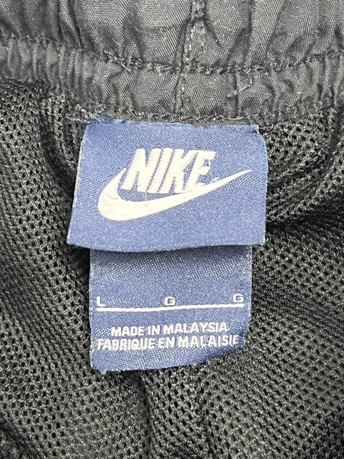 Nike × Vintage Y2K Nike Nylon Pants Track Drill Logo Swoosh Size US 33 - 5 Thumbnail