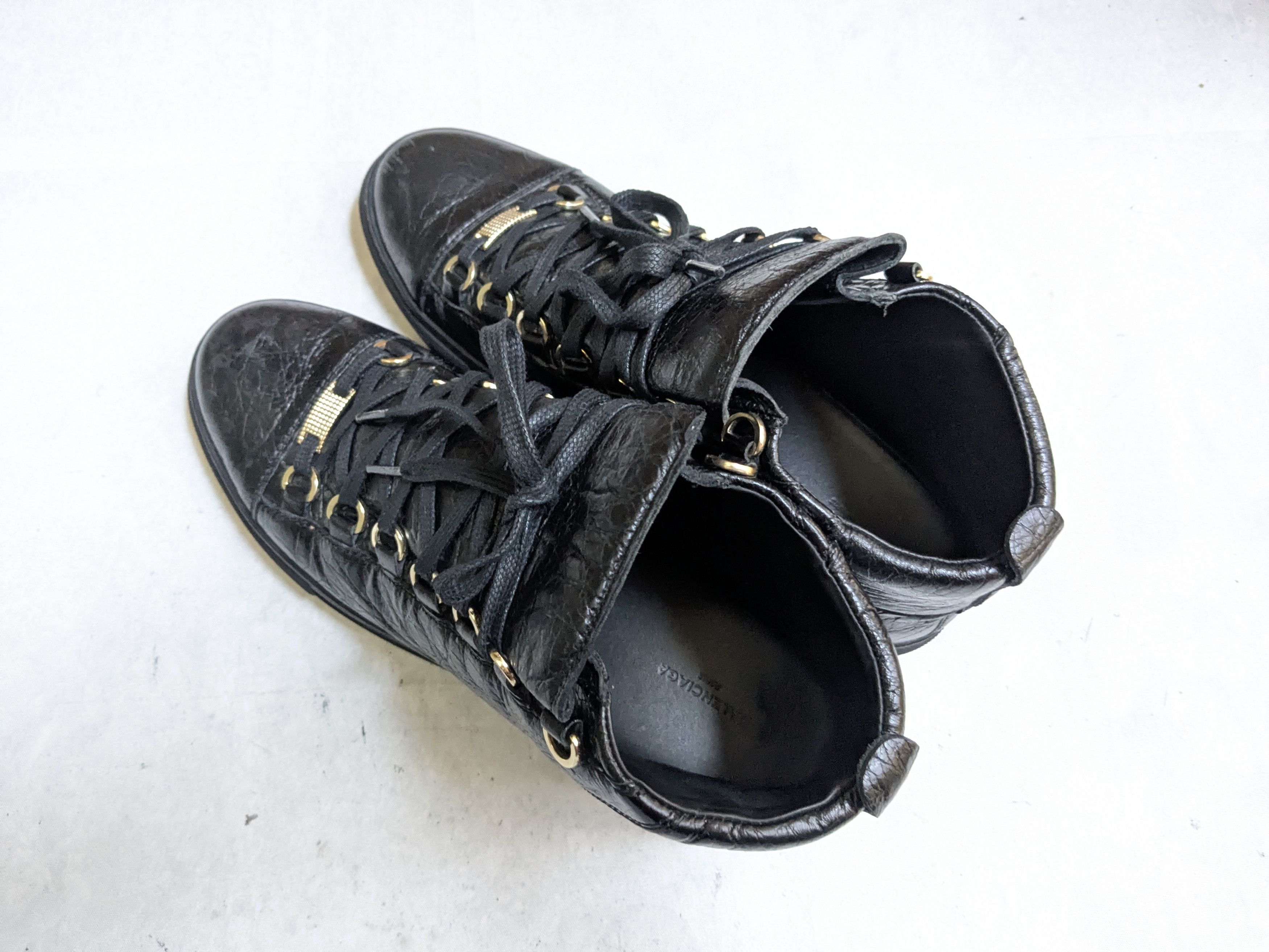 Balenciaga Balenciaga Arena Sneakers Black 8 41 High Tops Size US 8 / EU 41 - 13 Thumbnail