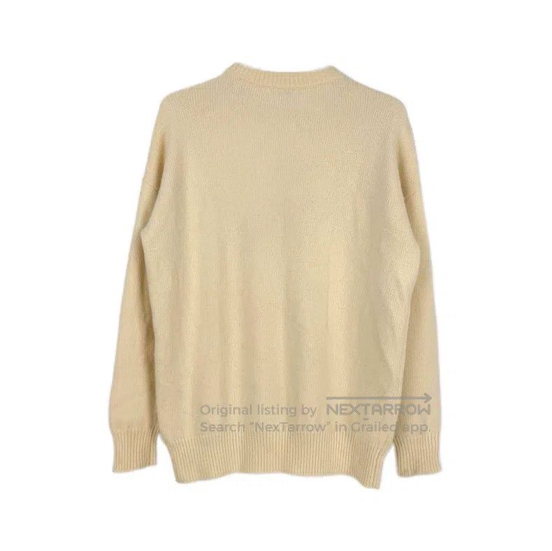 Loewe Loewe Beige heavy gemstone embroidered logo wool sweater Size M / US 6-8 / IT 42-44 - 2 Thumbnail