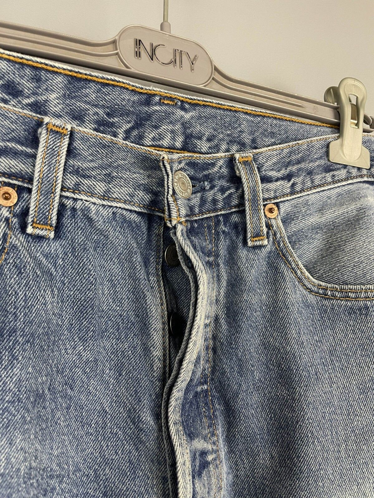 Levi's × Vintage Levis 501 Made in USA Vintage Denim Jeans BUTTON FLY 90s Size US 32 / EU 48 - 7 Thumbnail