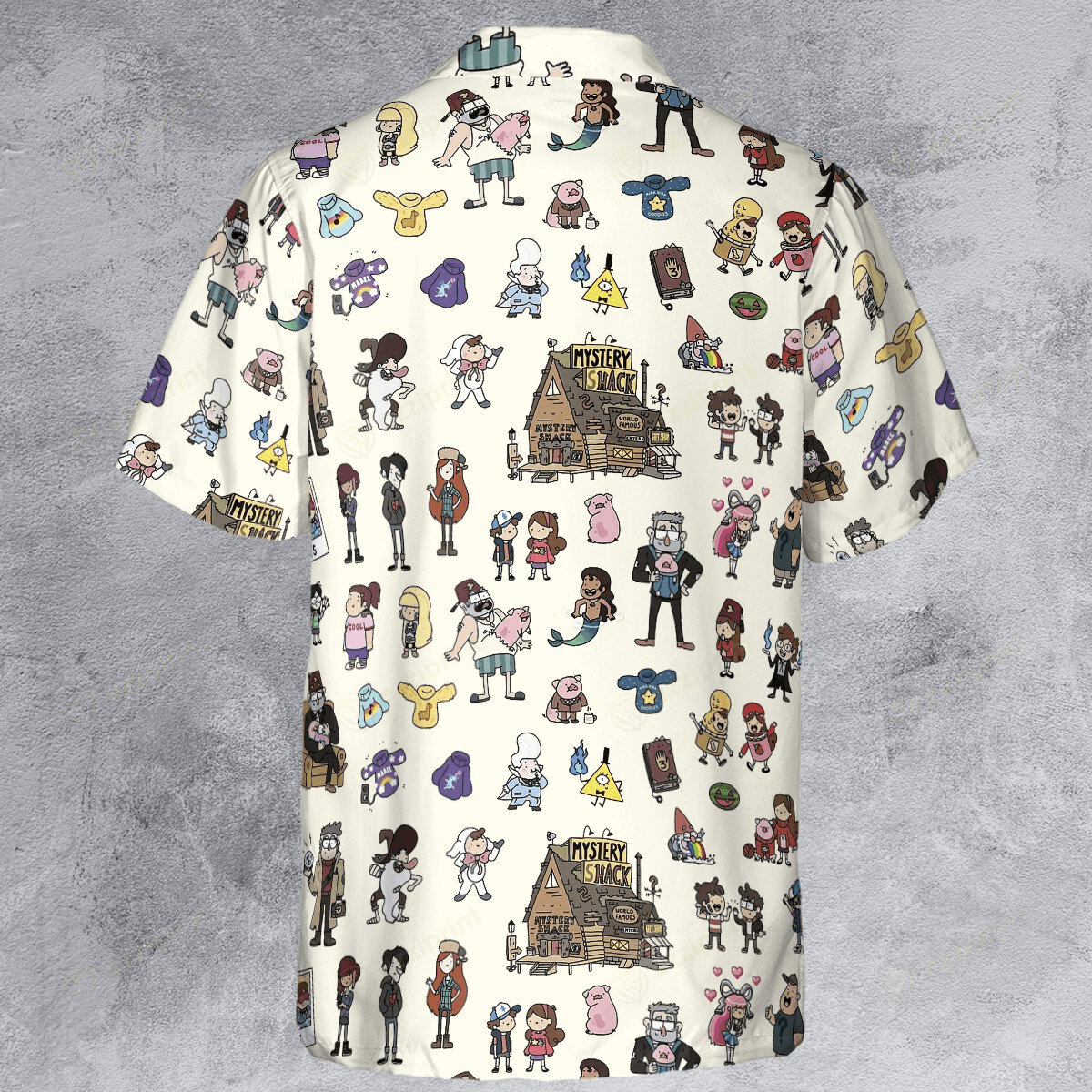 Designer × The Unbranded Brand Mystery Shack Gravity Falls Button Down Shirt Size US M / EU 48-50 / 2 - 3 Thumbnail