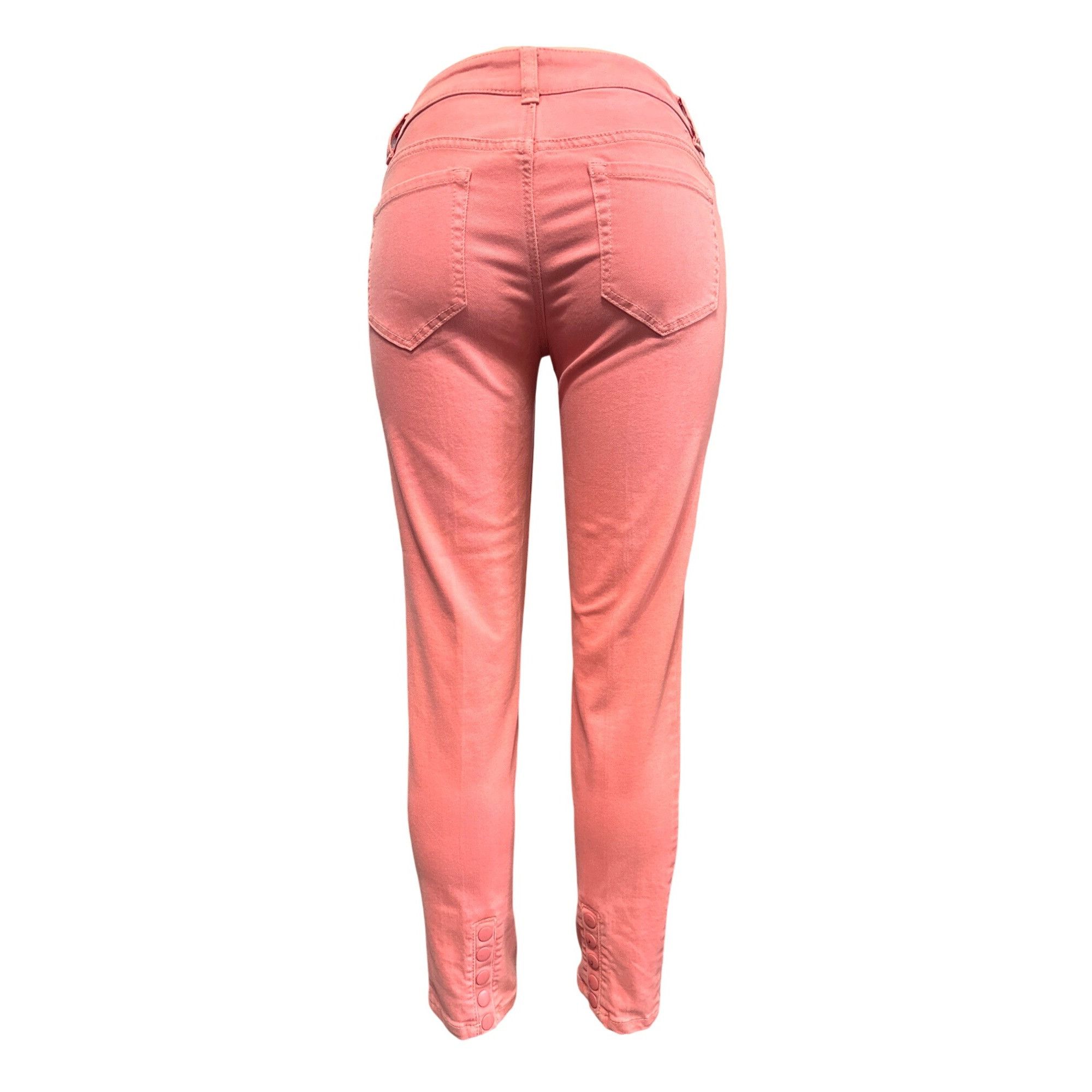 Chicos Chicos Platinum Denim Peach Slim Ankle Jeans Size 00 Cotton Size 24" / US 00 / IT 34 - 3 Thumbnail