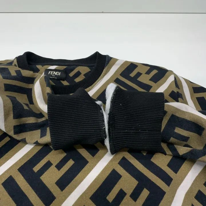Fendi Fendi Brown Letter Print Long Sleeve Sweatshirt -2507 Size US M / EU 48-50 / 2 - 6 Thumbnail