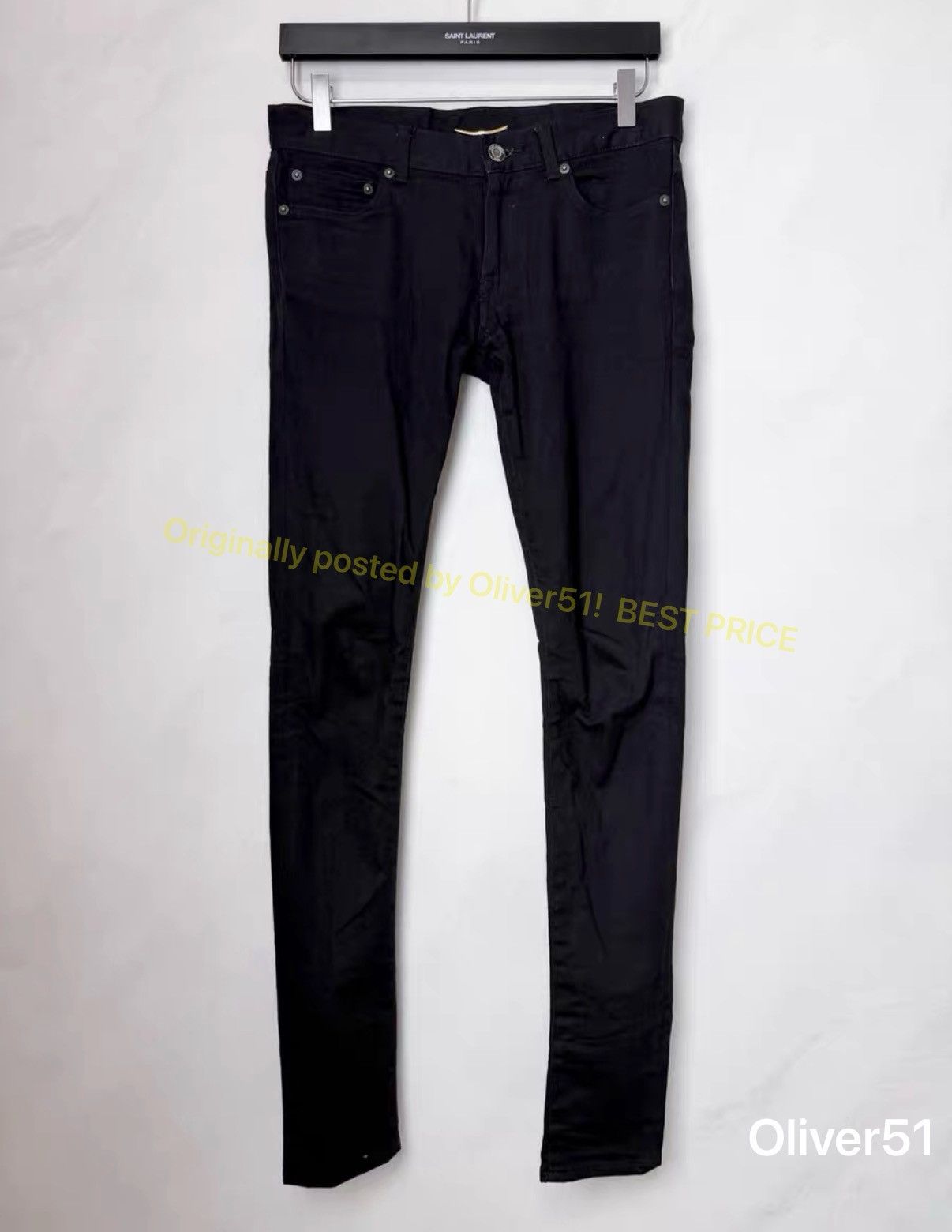 Saint Laurent Paris Saint Laurent Distressed Jeans D 01 W/SK - LW