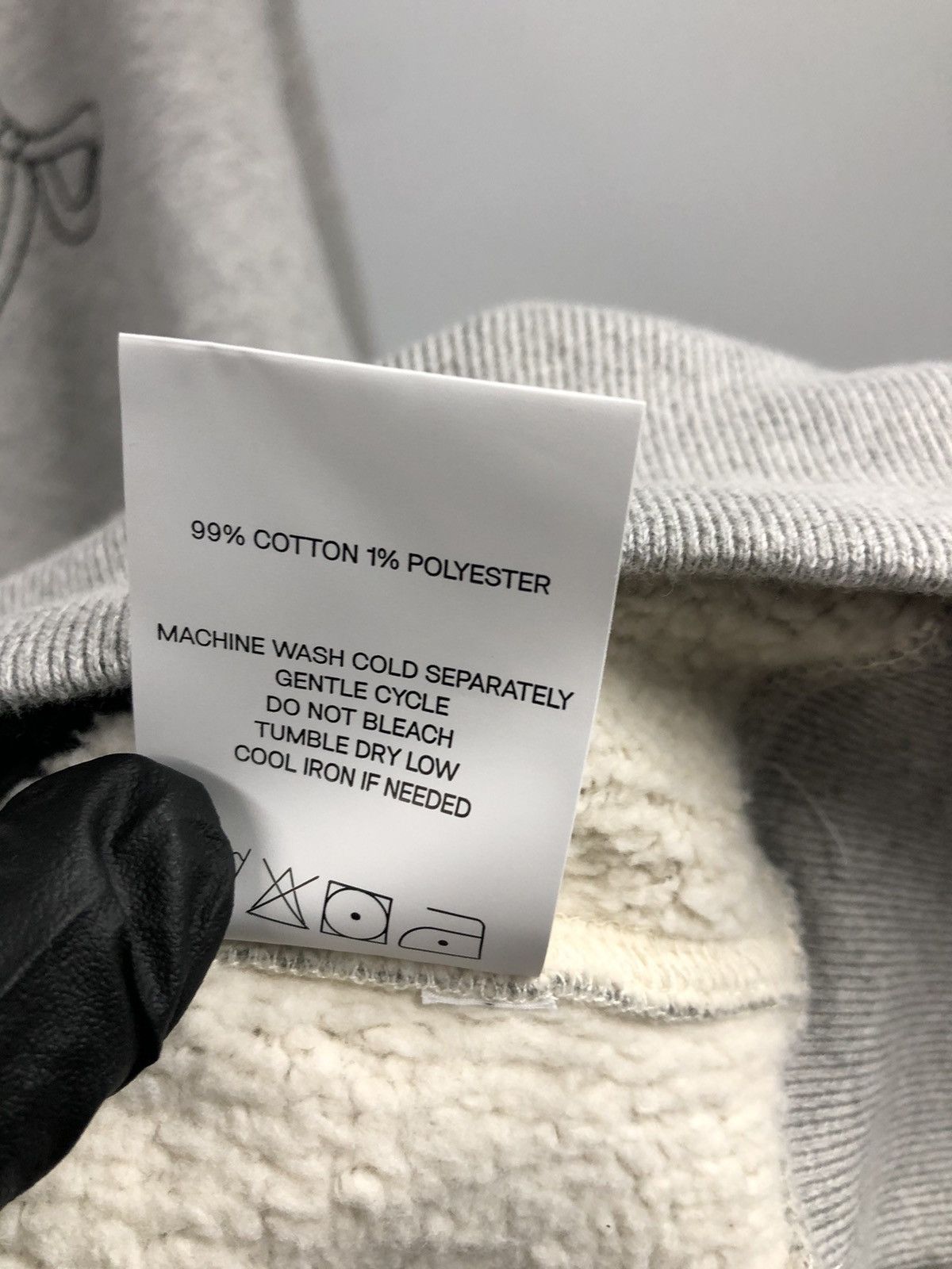 Madhappy Madhappy SS24 Bow Fleece Campus Grey Fleece Hoodie XL Size US XL / EU 56 / 4 - 5 Thumbnail
