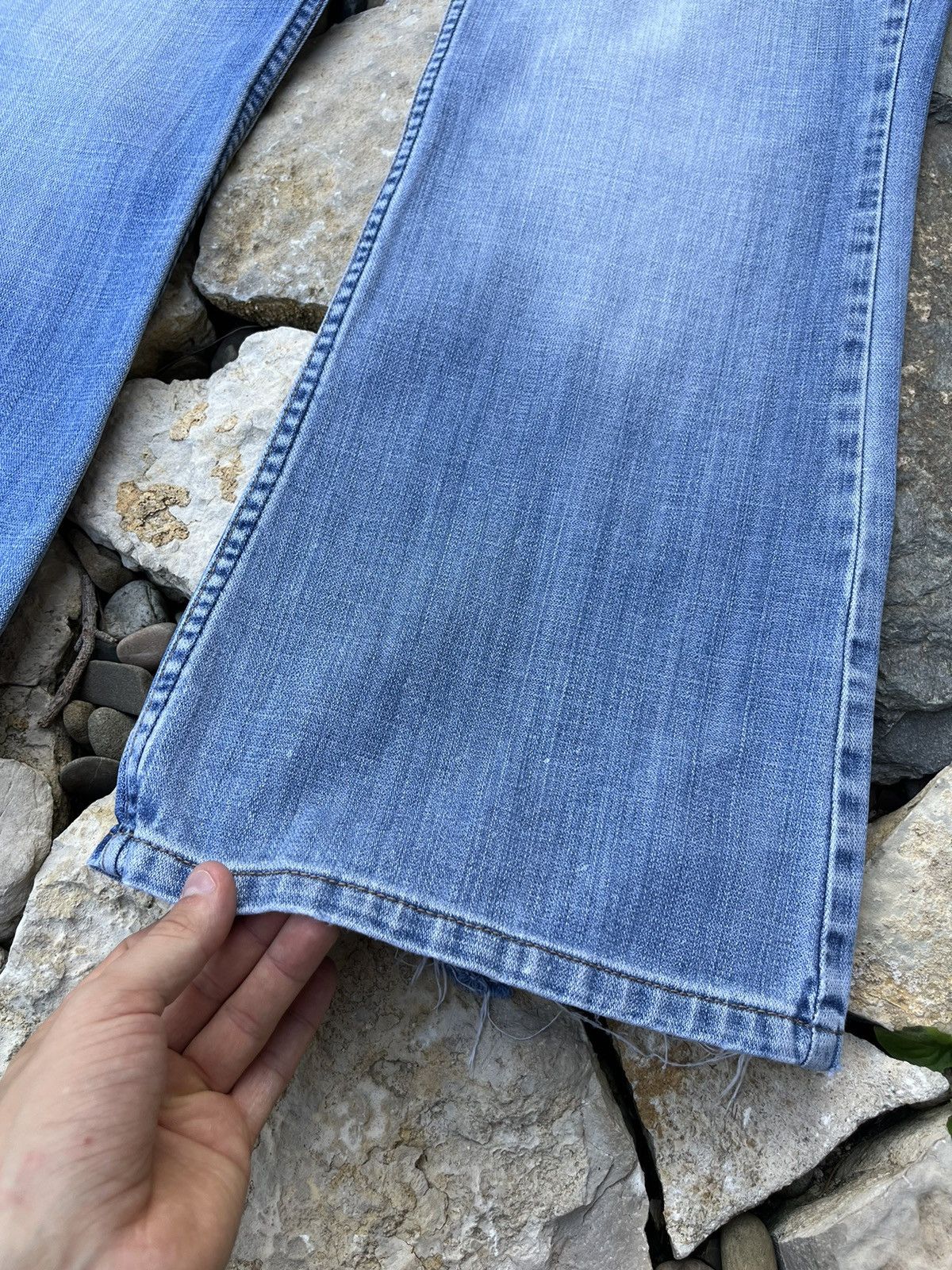 Diesel × Vintage Vintage Diesel freedom y2k baggy distressed thrashed jeans Size US 34 / EU 50 - 8 Thumbnail