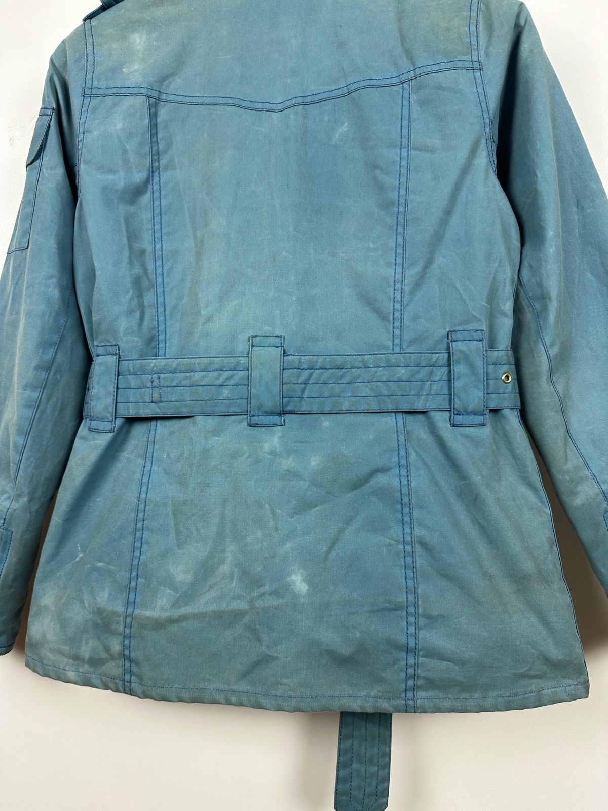 Barbour Vintage Barbour Blue Summer Wax International Coat Jacket Size S / US 4 / IT 40 - 22 Thumbnail