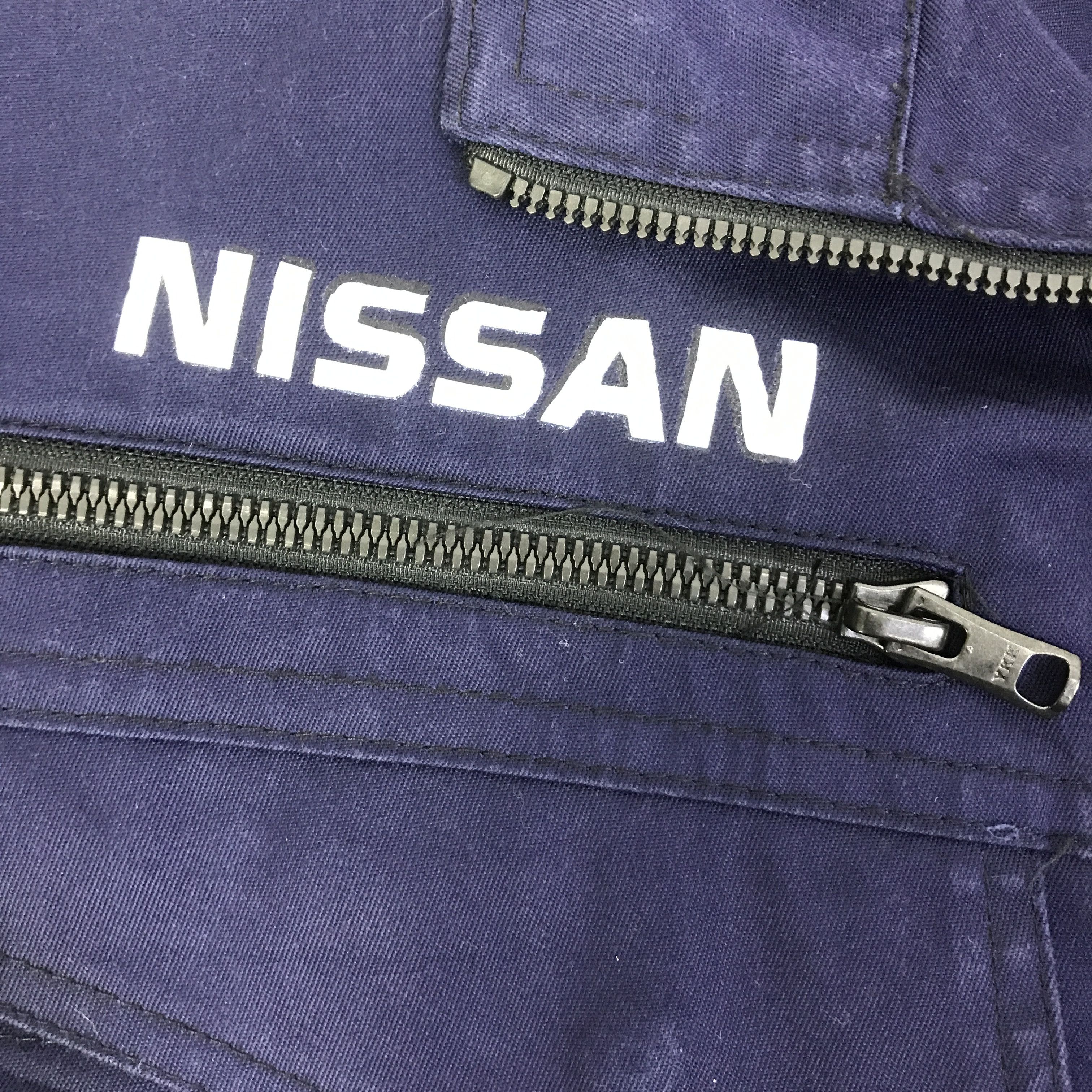 Japanese Brand nissan calsonic racing F1 japan navy custom jacket K97B14 Size US L / EU 52-54 / 3 - 11 Thumbnail