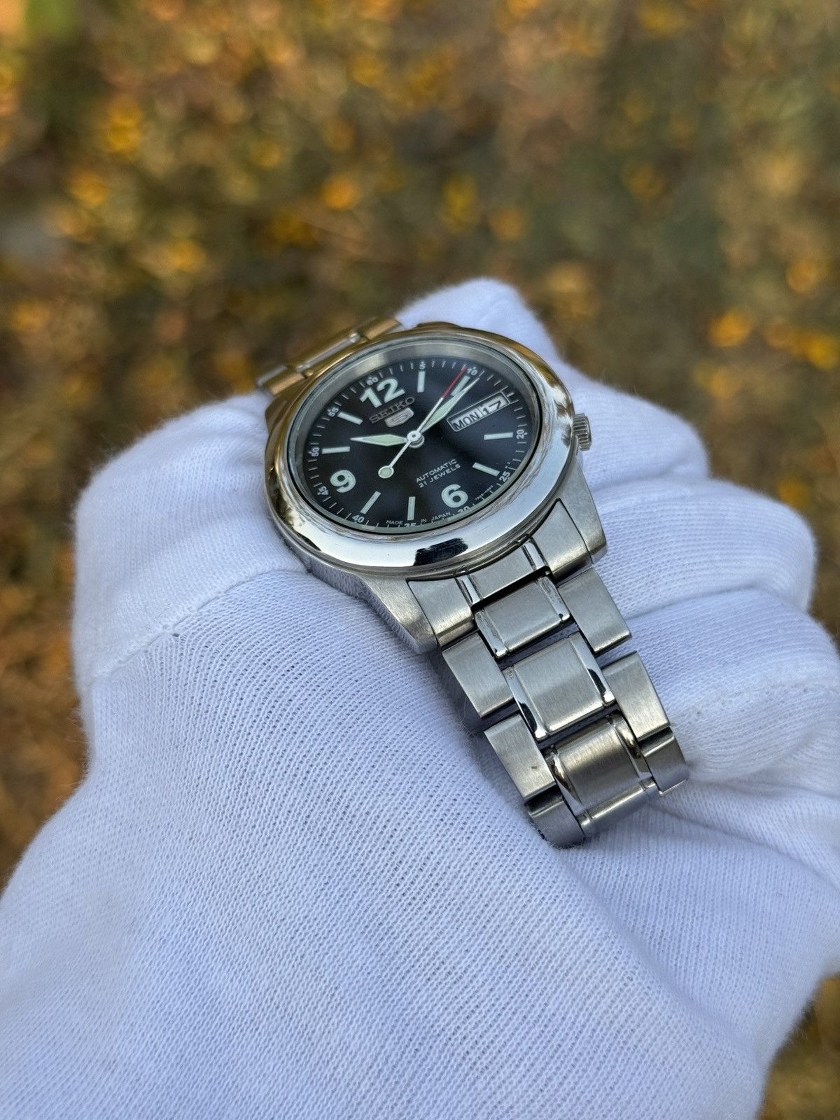 Seiko Vintage jumbo Seiko 5 Automatic 7s26 ,japan Made wrist Watch Size 36 - 11 Thumbnail