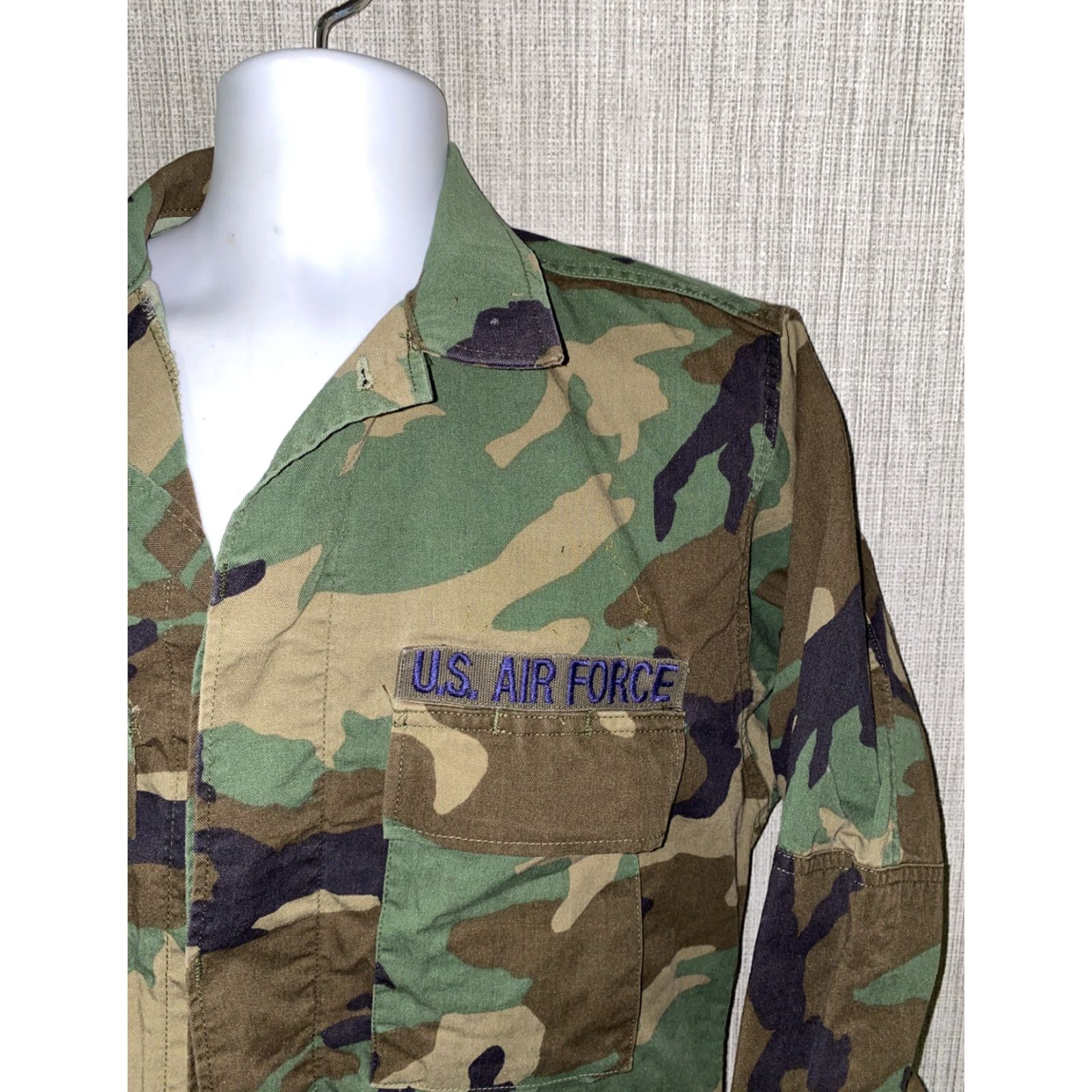 Vintage US Airforce Woodland Coat Long Sleeve Military Green/Brown Size M Mens Size US M / EU 48-50 / 2 - 2 Thumbnail