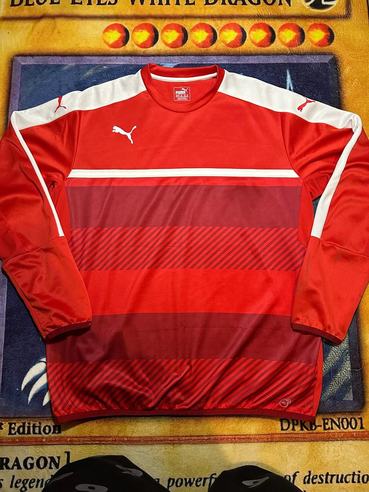 Puma Puma Men's Long Sleeve Activewear Shirt Red XXL Size ONE SIZE - 1 Thumbnail