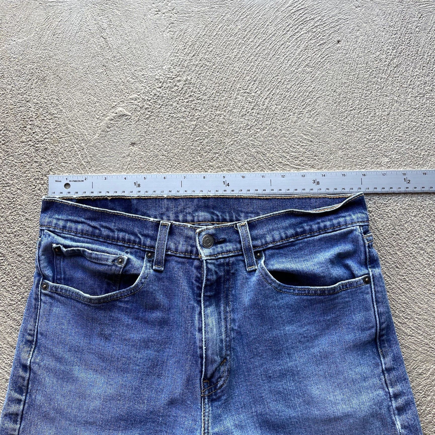 Levi's VINTAGE Levi's 505 Blue Denim Shorts Mens 32 Baggy Loose Skater Y2K 90s Hip Hop Size US 32 / EU 48 - 7 Thumbnail