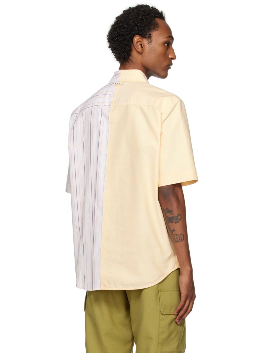 Marni o1w1db10125 Paneled Shirt in Multicolor Size US S / EU 44-46 / 1 - 2 Thumbnail