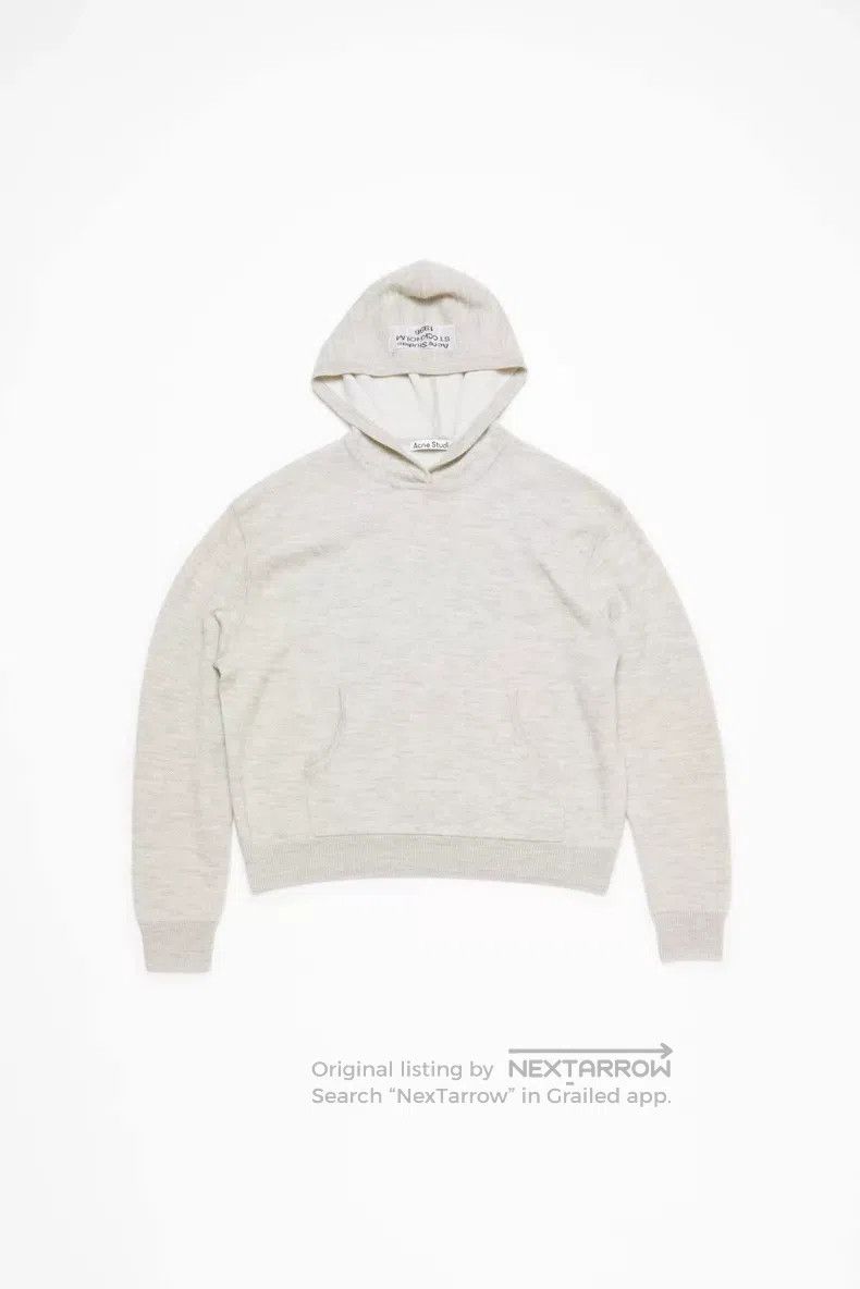 Acne Studios Acne Studios Cashmere Hooded Sweatshirt, Grey Size US M / EU 48-50 / 2 - 1 Thumbnail