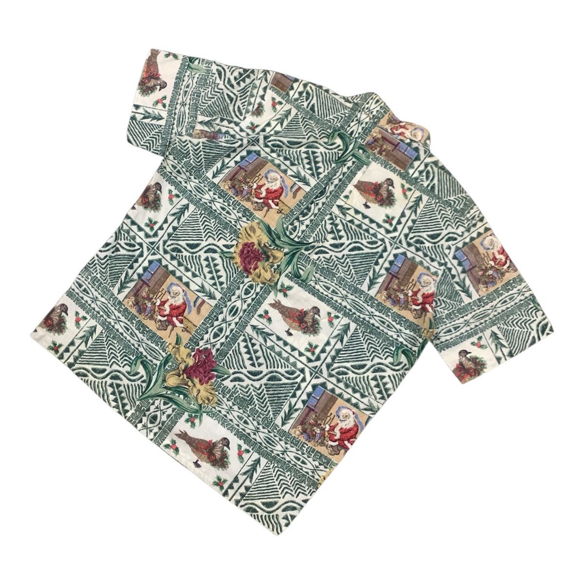 Reyn Spooner Vtg Mele Kalikimaka Reyn Spooner Tropical Hawaiian Shirt Size US L / EU 52-54 / 3 - 8 Thumbnail