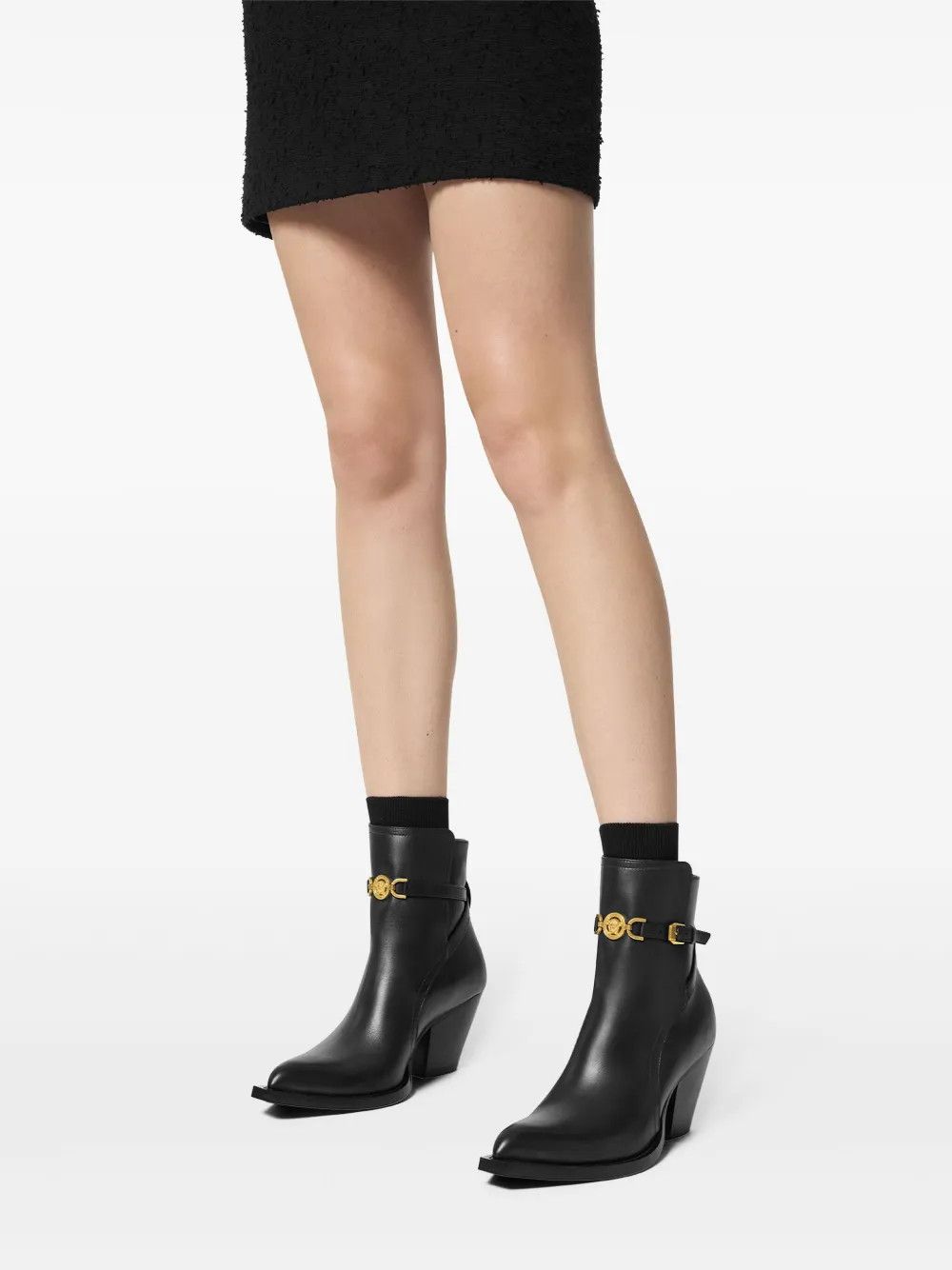 Versace o1y0226 Ankle Boots in Black Size US 6 / IT 36 - 5 Thumbnail