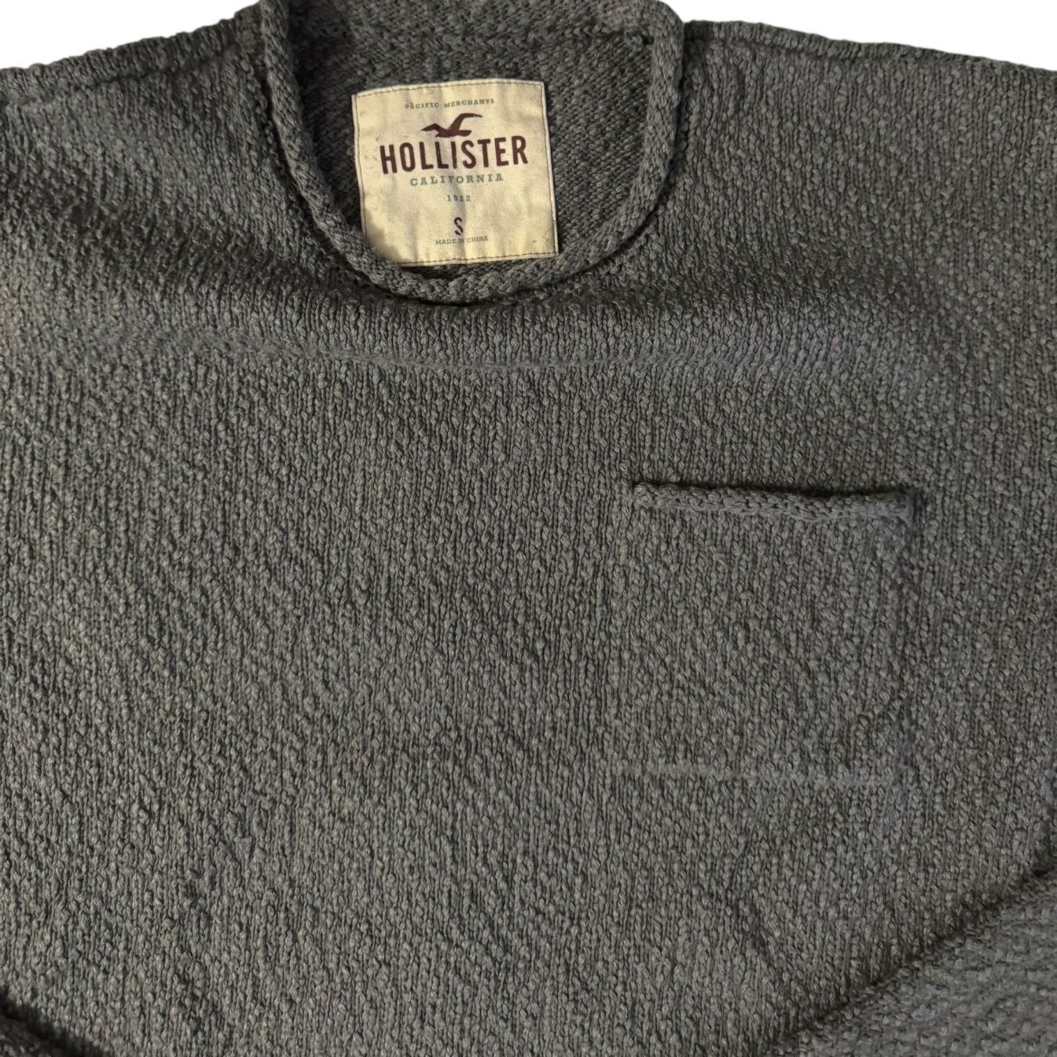 Hollister Hollister Chunky Boho Losercore Sweater Gray Pullover Small Size US S / EU 44-46 / 1 - 2 Thumbnail