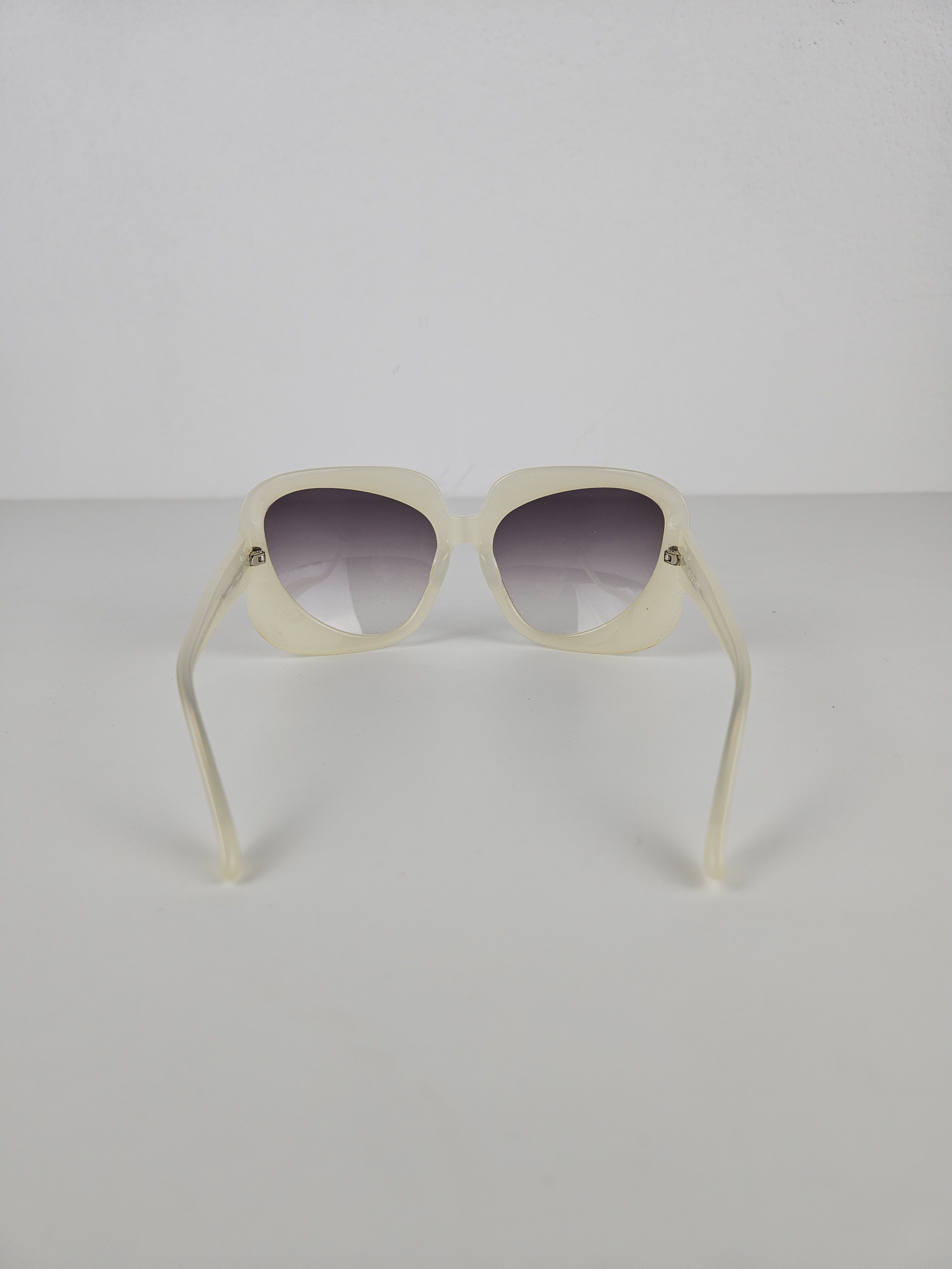 Hussein Chalayan Hussein Chalayan 75-HC02 oversized space age sunglasses Size ONE SIZE - 4 Thumbnail