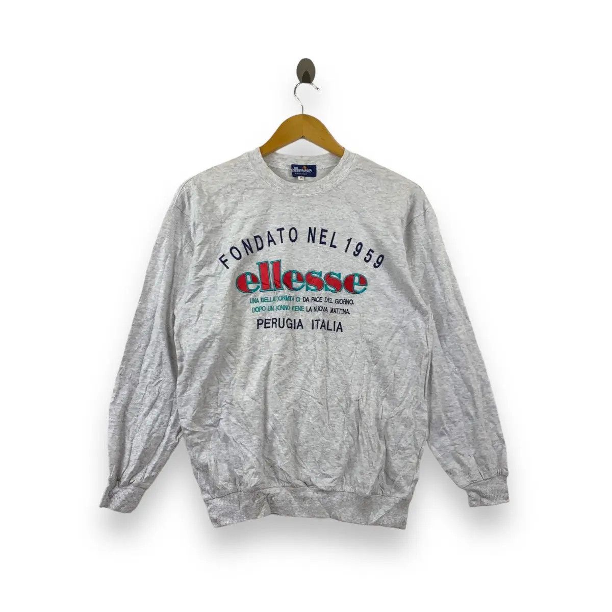 Ellesse Vintage ELLESSE FONDATO NEL Perugia Italia Sweatshirt Size M / US 6-8 / IT 42-44 - 1 Thumbnail