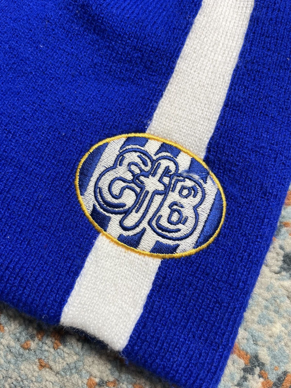 Umbro × Vintage Vintage 90s Umbro EFB Esbjerg FB beanie hat Blokecore y2k Size ONE SIZE - 3 Thumbnail
