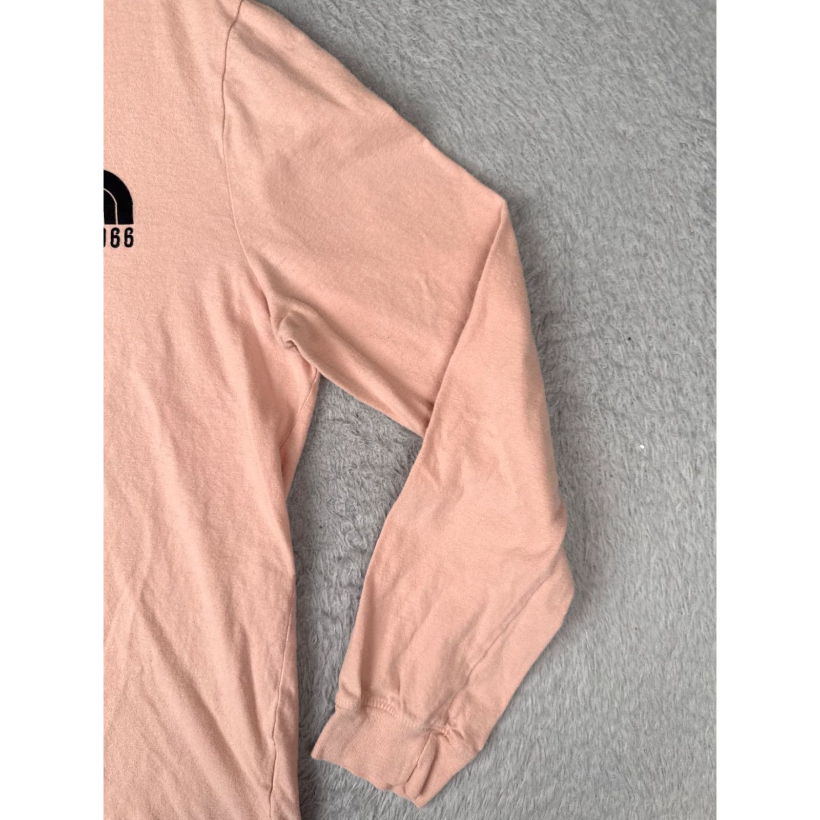The North Face VINTAGE? No — The North Face Shirt Women Medium Pink Long Sleeve Crew Neck 100% Cotton read Size M / US 6-8 / IT 42-44 - 3 Thumbnail