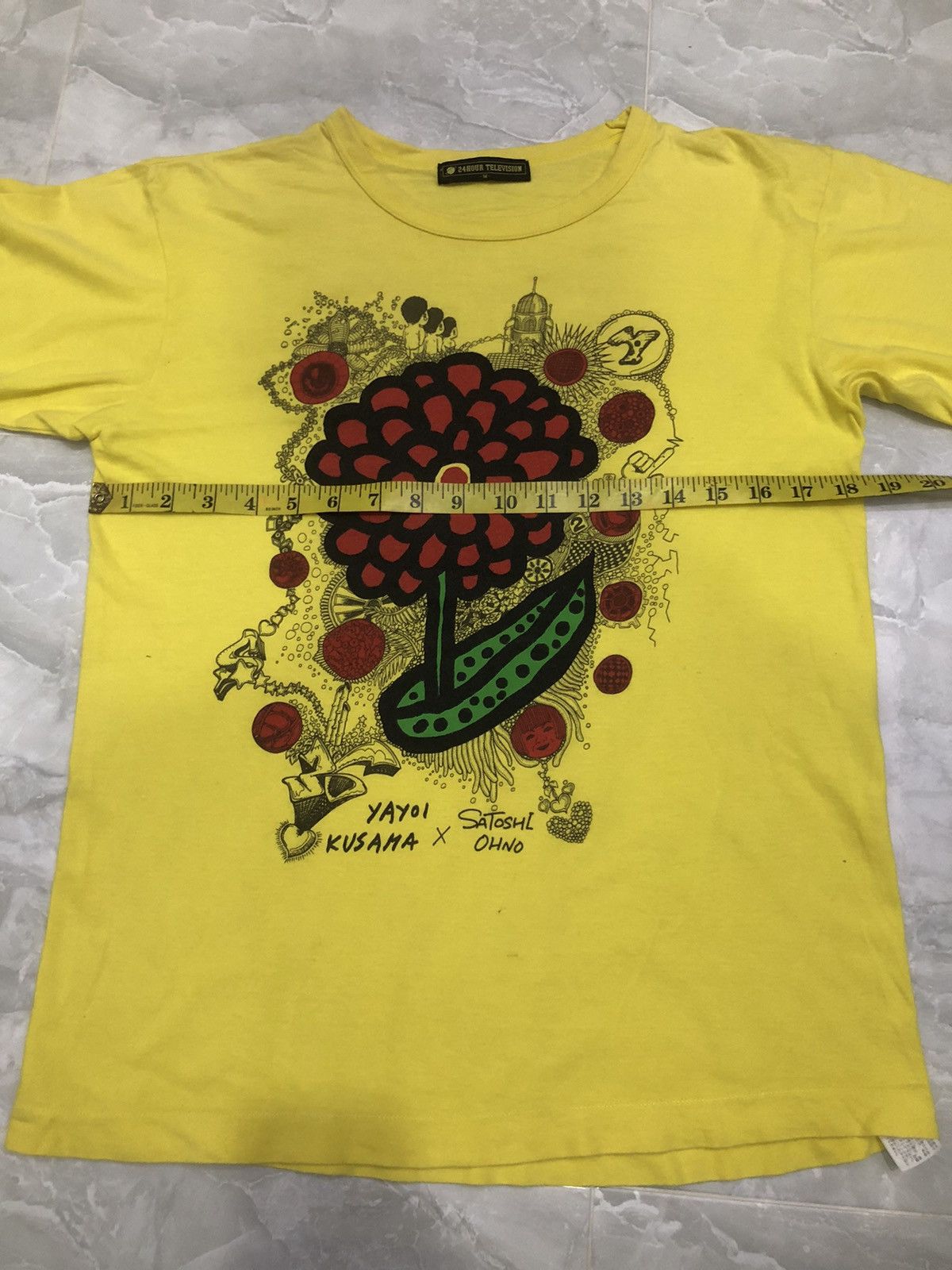 Japanese Brand × Takashi Murakami × Yayoi Kusama Vintage 24 Hours Television Yayoi Kusama Love Forever Shirt Size US S / EU 44-46 / 1 - 15 Thumbnail