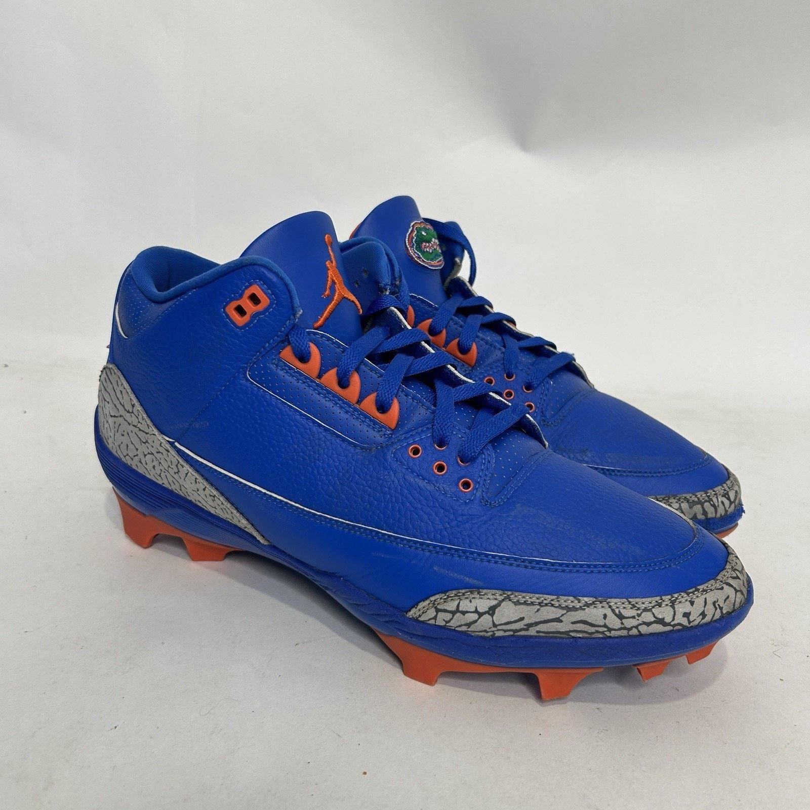 Jordan Brand Nike Jordan 3 Retro PE Force Savage Cleats “Florida Gator” Size US 14 / EU 47 - 1 Thumbnail