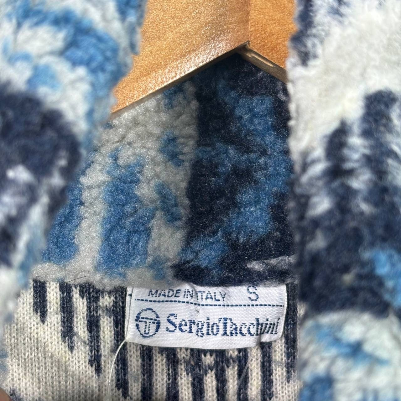 Sergio Tacchini Vintage 90s Sergio Tacchini Navajo Aztec Sweater Jacket Size US M / EU 48-50 / 2 - 4 Thumbnail