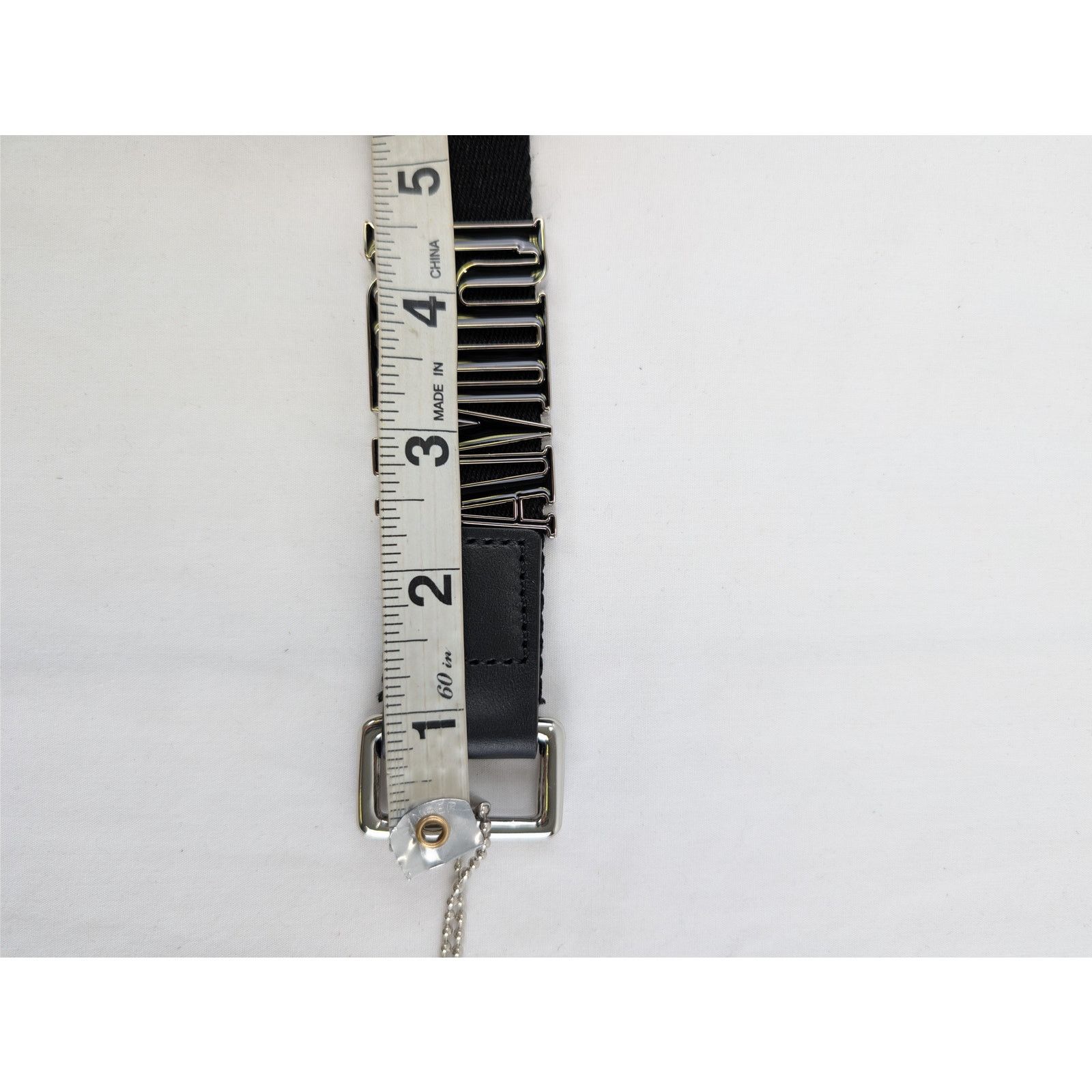 Amiri o1rshd1 Q:4 / Size: OS / 3cm Enamel Skater Belt in Black Size ONE SIZE - 11 Thumbnail