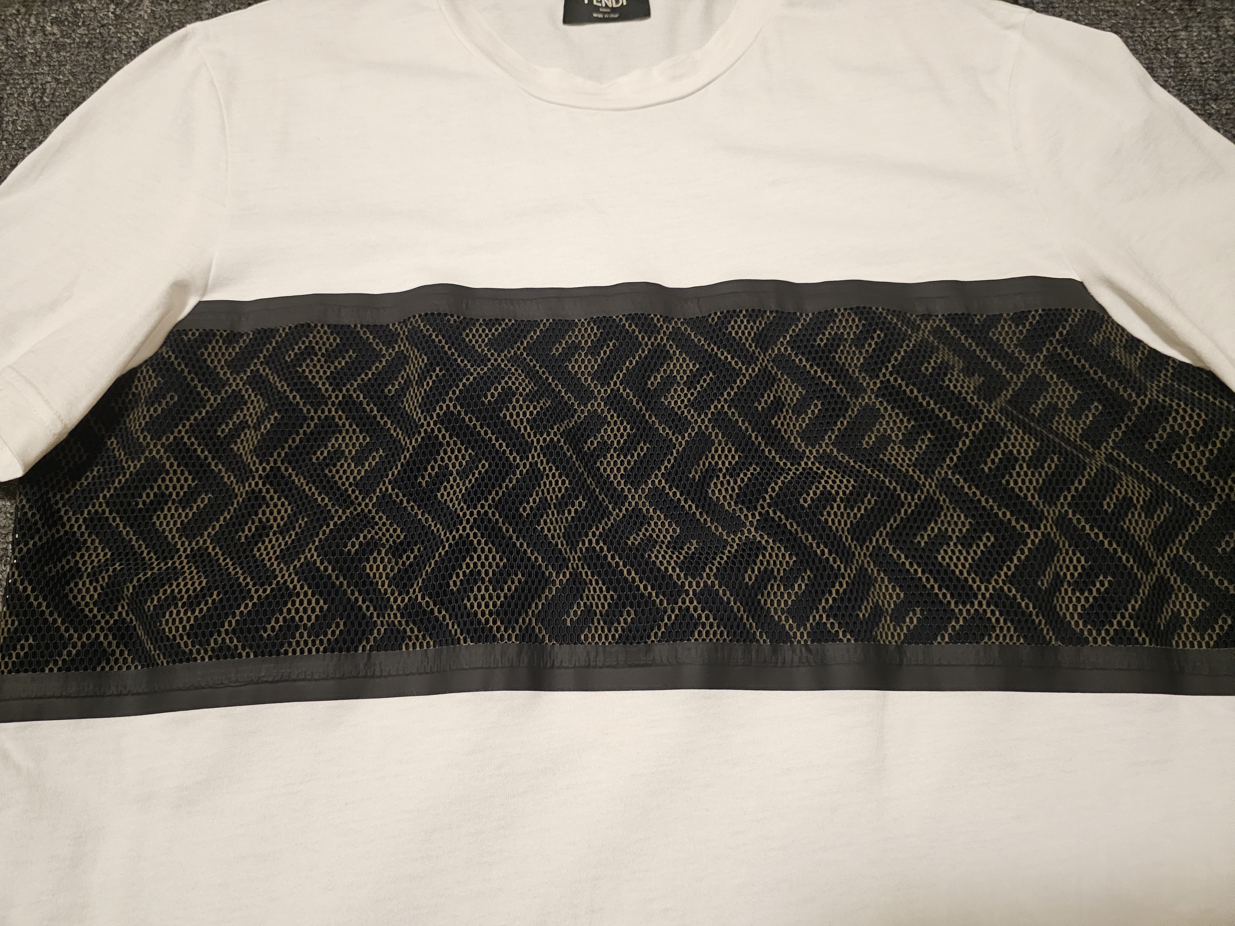 Fendi Fendi Women's White FF T-Shirt Size M Size US S / EU 44-46 / 1 - 2 Thumbnail