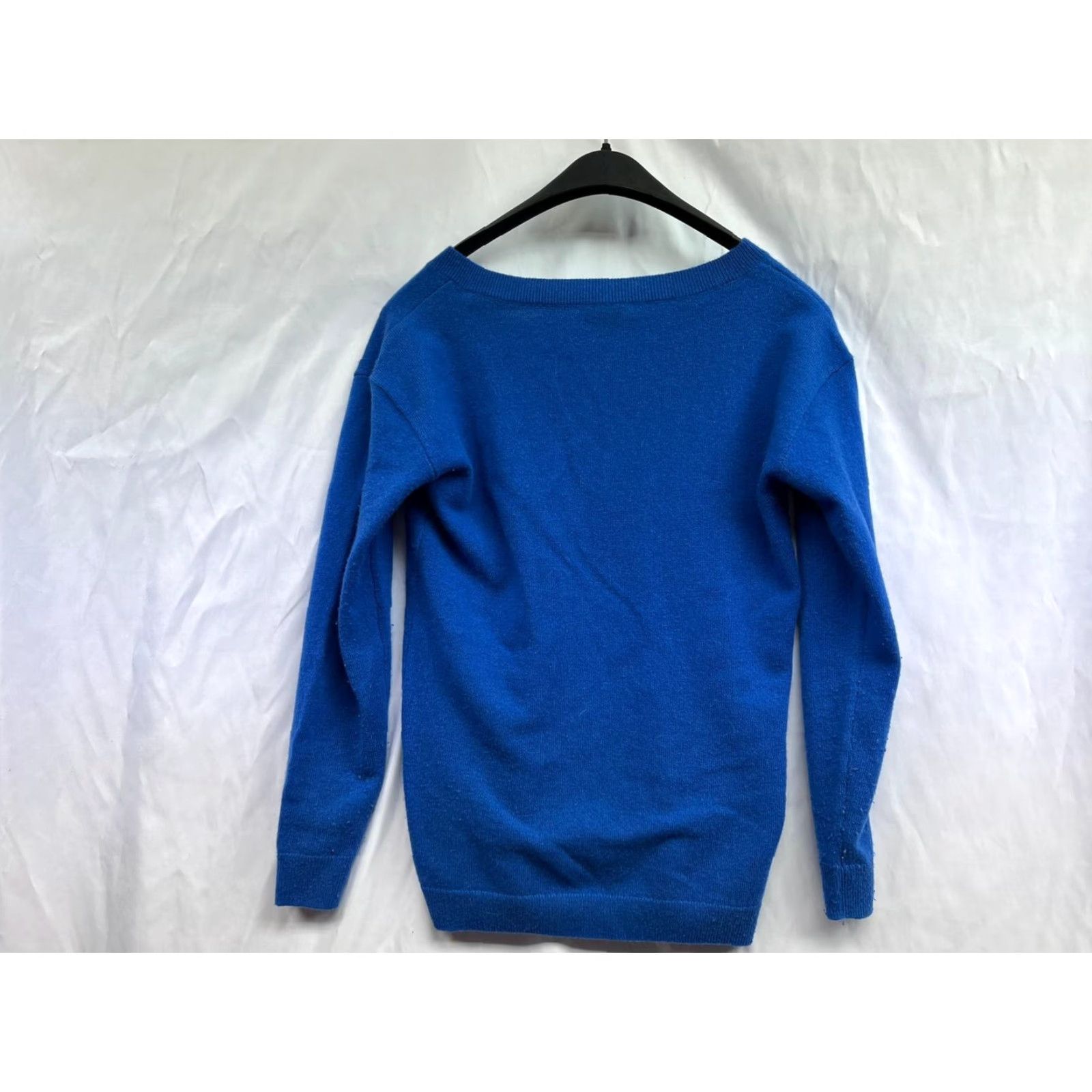 Talbots Talbots Sweater Woman XS Blue 100% Cashmere Pullover Long Sleeve See Pics Floral See Pics Soft See Pic Size XS / US 0-2 / IT 36-38 - 2 Thumbnail
