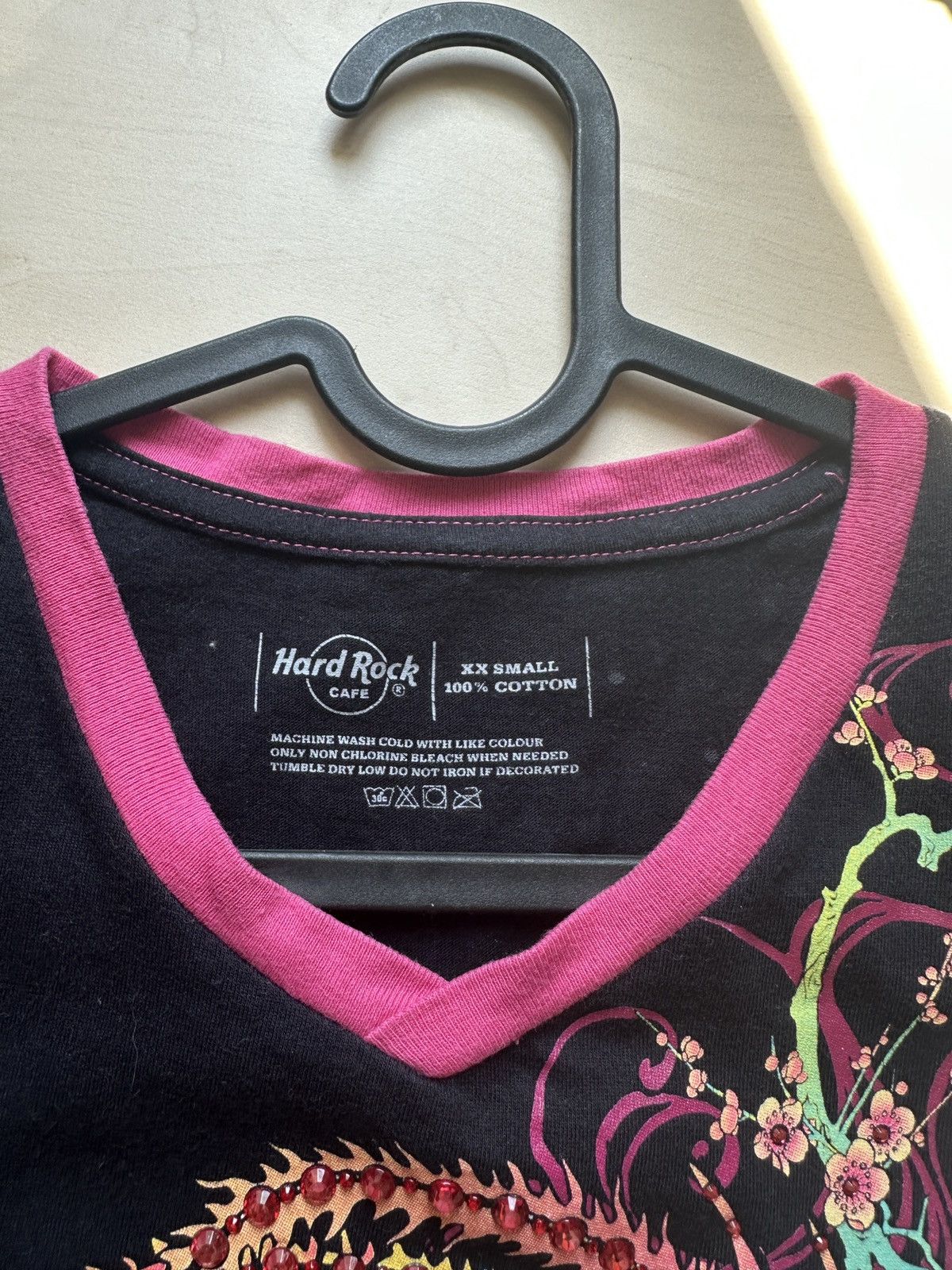 Hard Rock Cafe × Vintage Hard Rock Cafe Vintage y2k Graphic Rhinestone Baby Tee Size XXS / US 00 / IT 34 - 6 Thumbnail