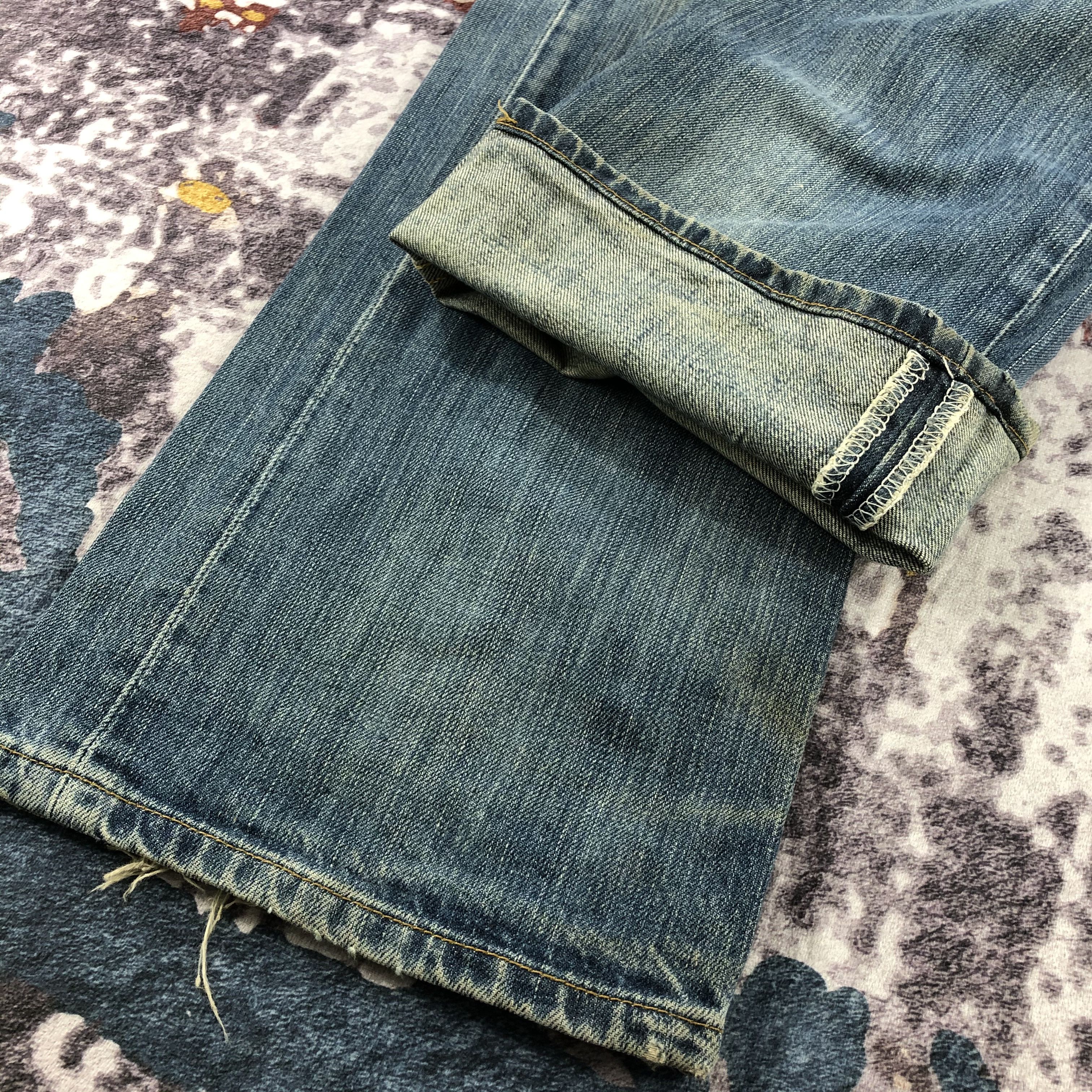 Levi's Vintage Blue Wash Levis 501 Jeans-JM2396 Size US 34 / EU 50 - 9 Thumbnail